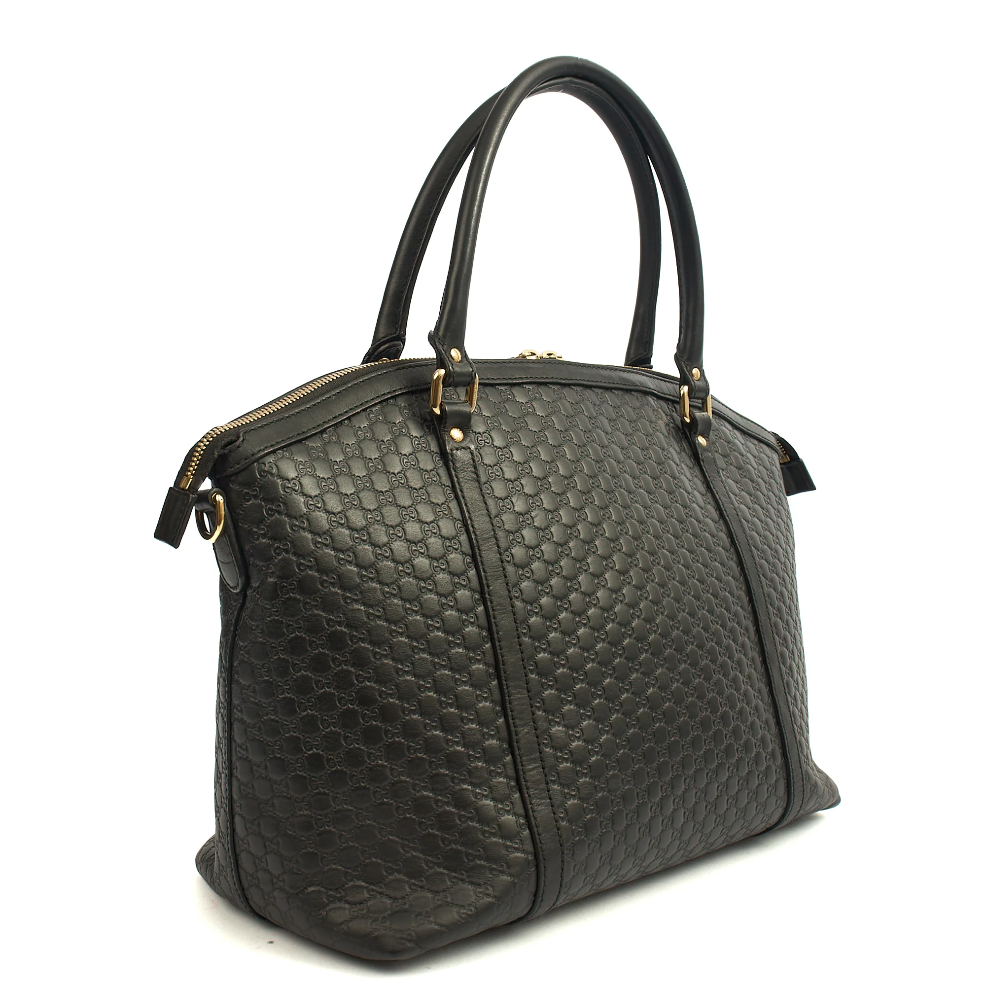 Picture of Gucci Cross Body Guccisima Tote in Black, Guccissima