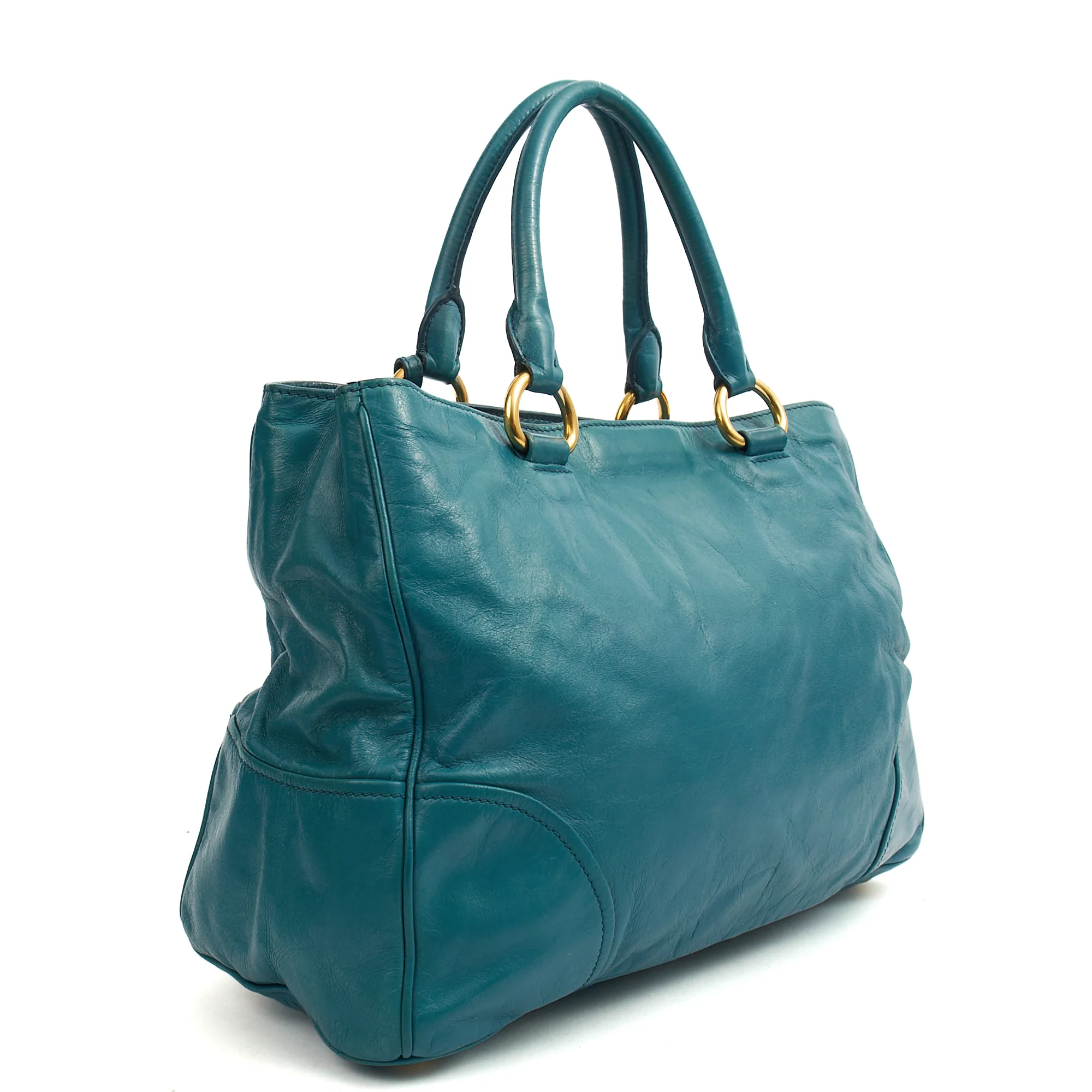 Picture of Miu Miu Tote Tote in Blue, Exotic Effect Leather
