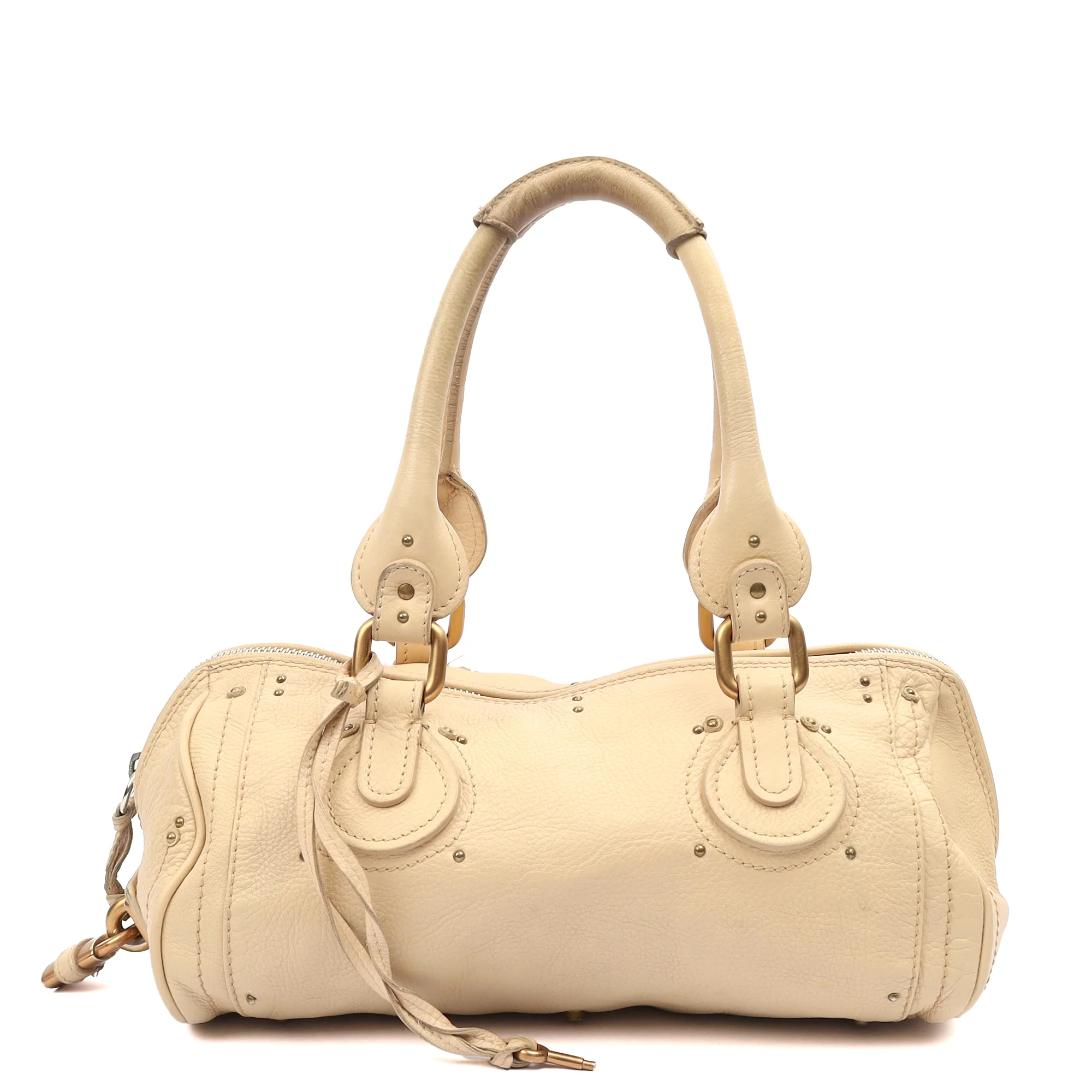 Picture of Chloe Tote Paddington in Cream, Leather