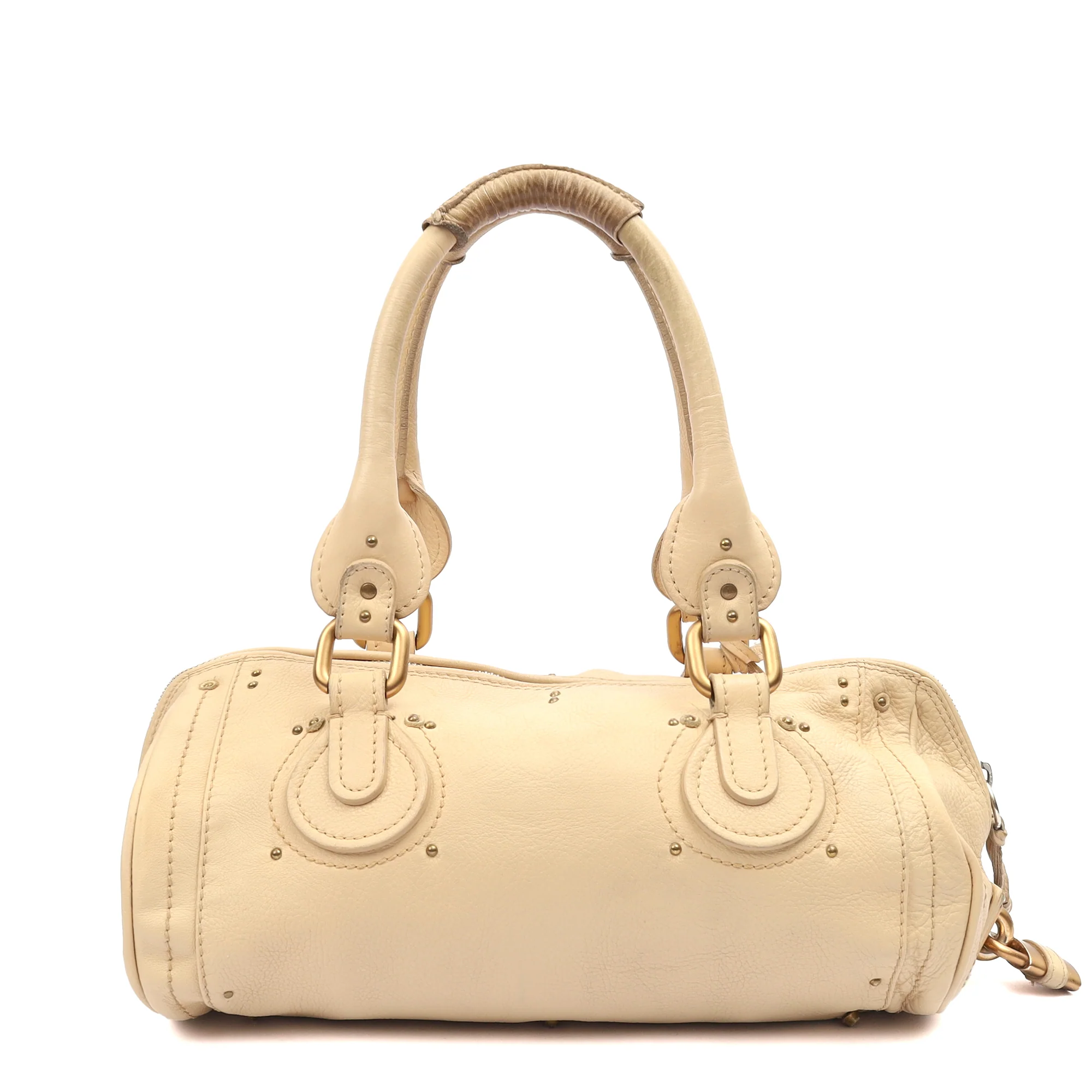 Picture of Chloe Tote Paddington in Cream, Leather
