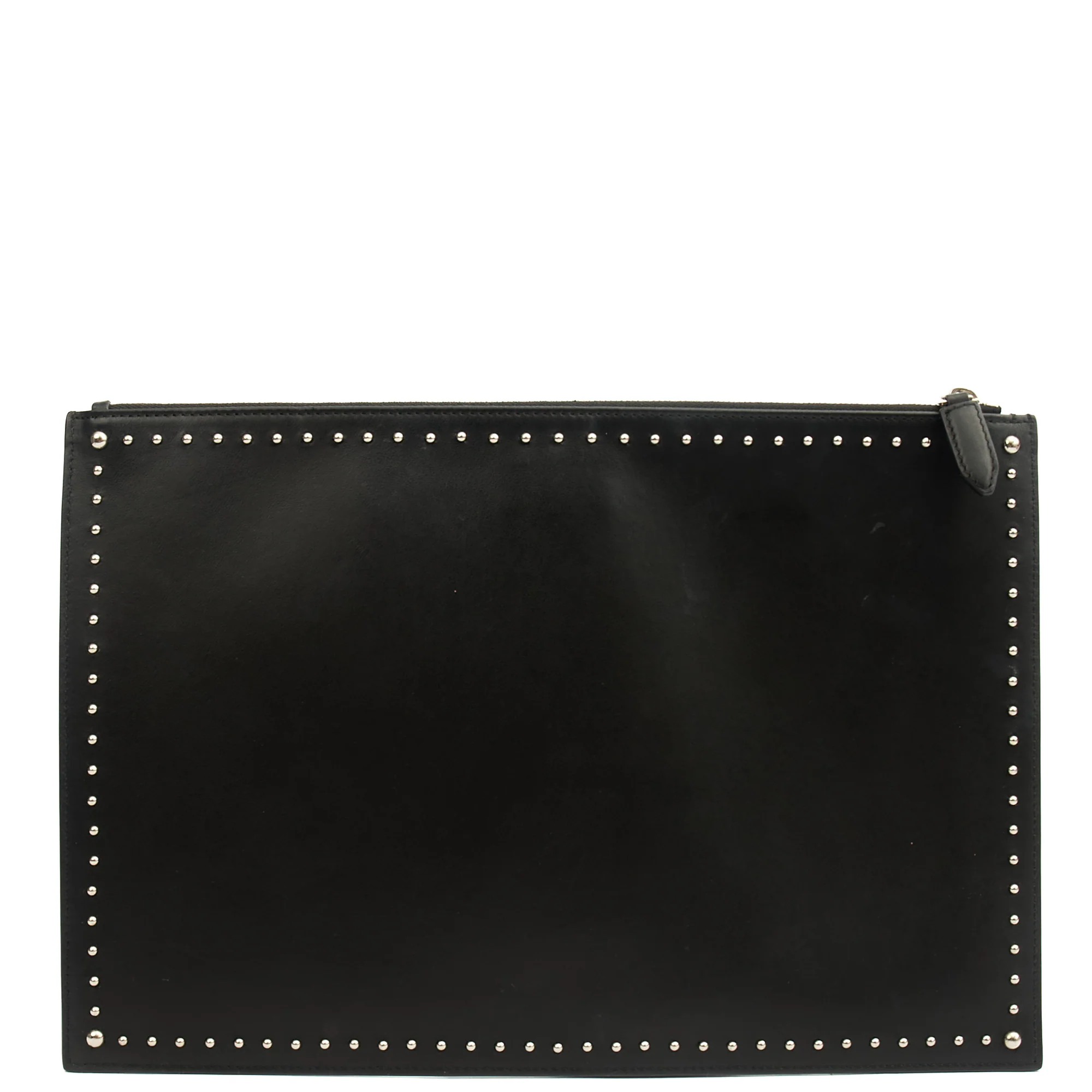 Picture of Givenchy Clutch Zip Pouch in Black, Box Calfskin