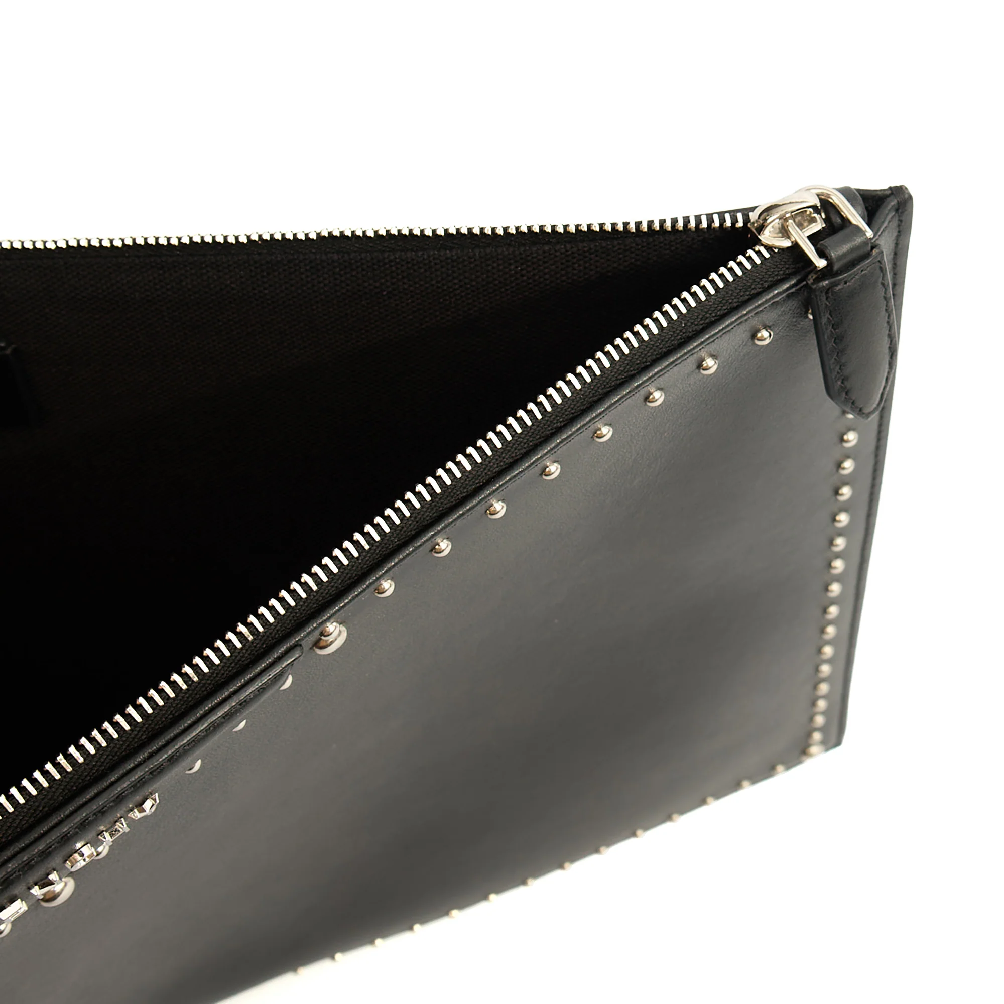 Picture of Givenchy Clutch Zip Pouch in Black, Box Calfskin