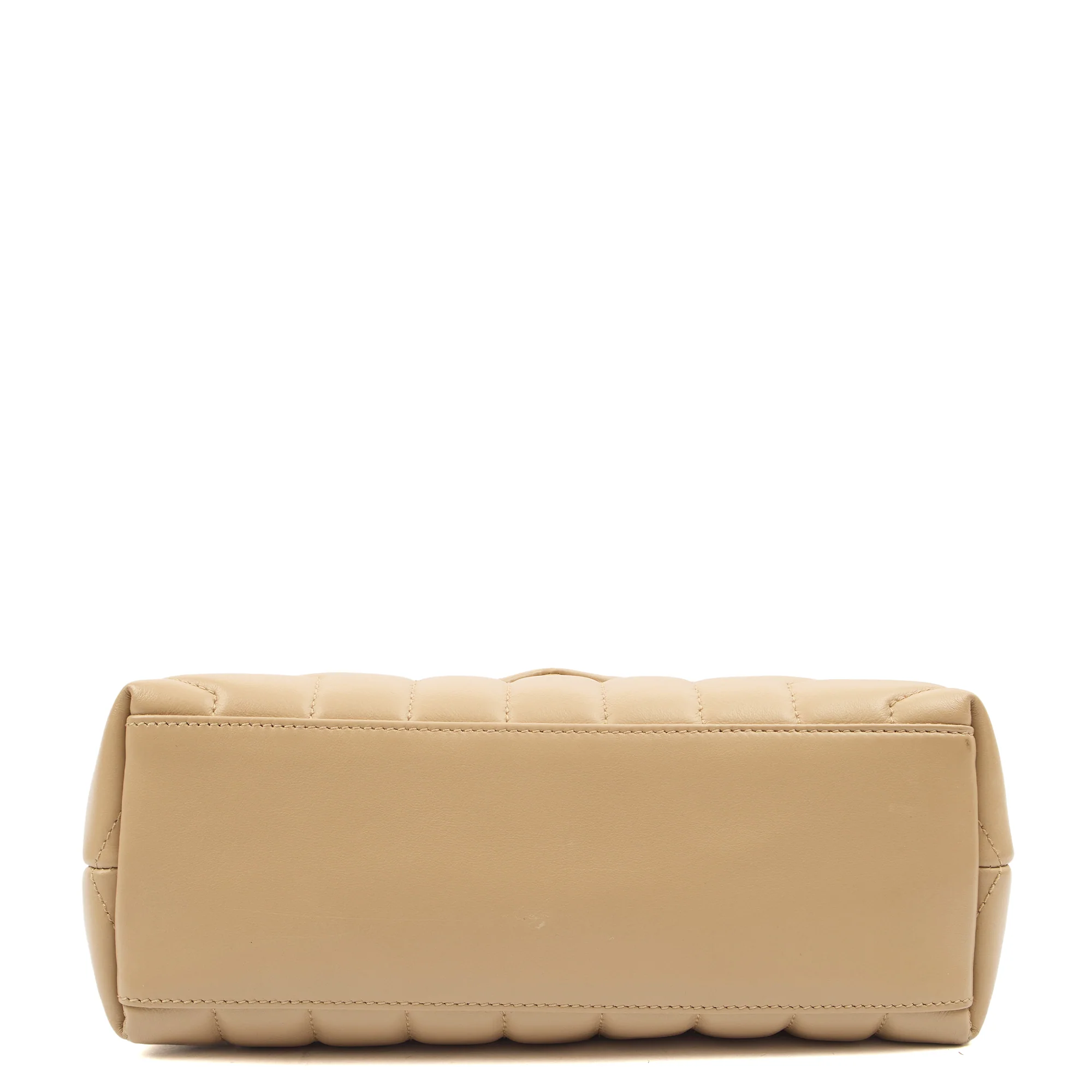 Picture of Saint Laurent Shoulder Bag Lou Lou - Small in Neutral, Calfskin Leather