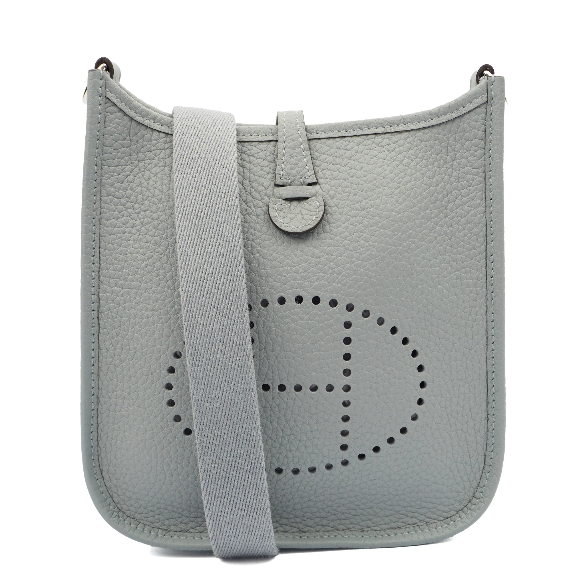 Picture of Hermes Cross Body Evelyne 16 (TPM) in Gris Pantin, Clemence Leather