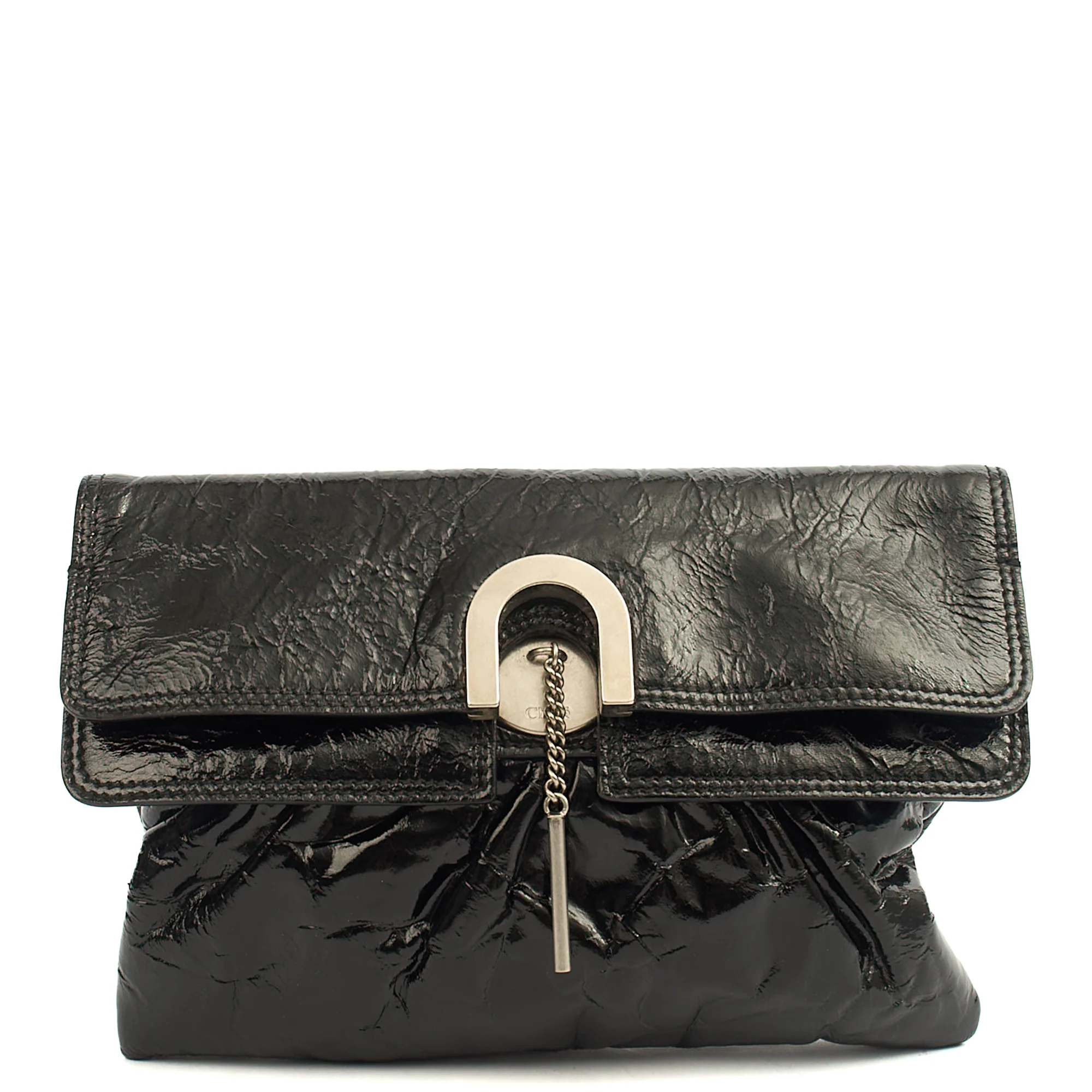 Picture of Chloe Clutch C Clutch in Black, Patent Leather