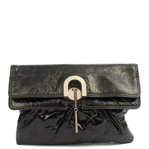 Picture of Chloe Clutch C Clutch in Black, Patent Leather