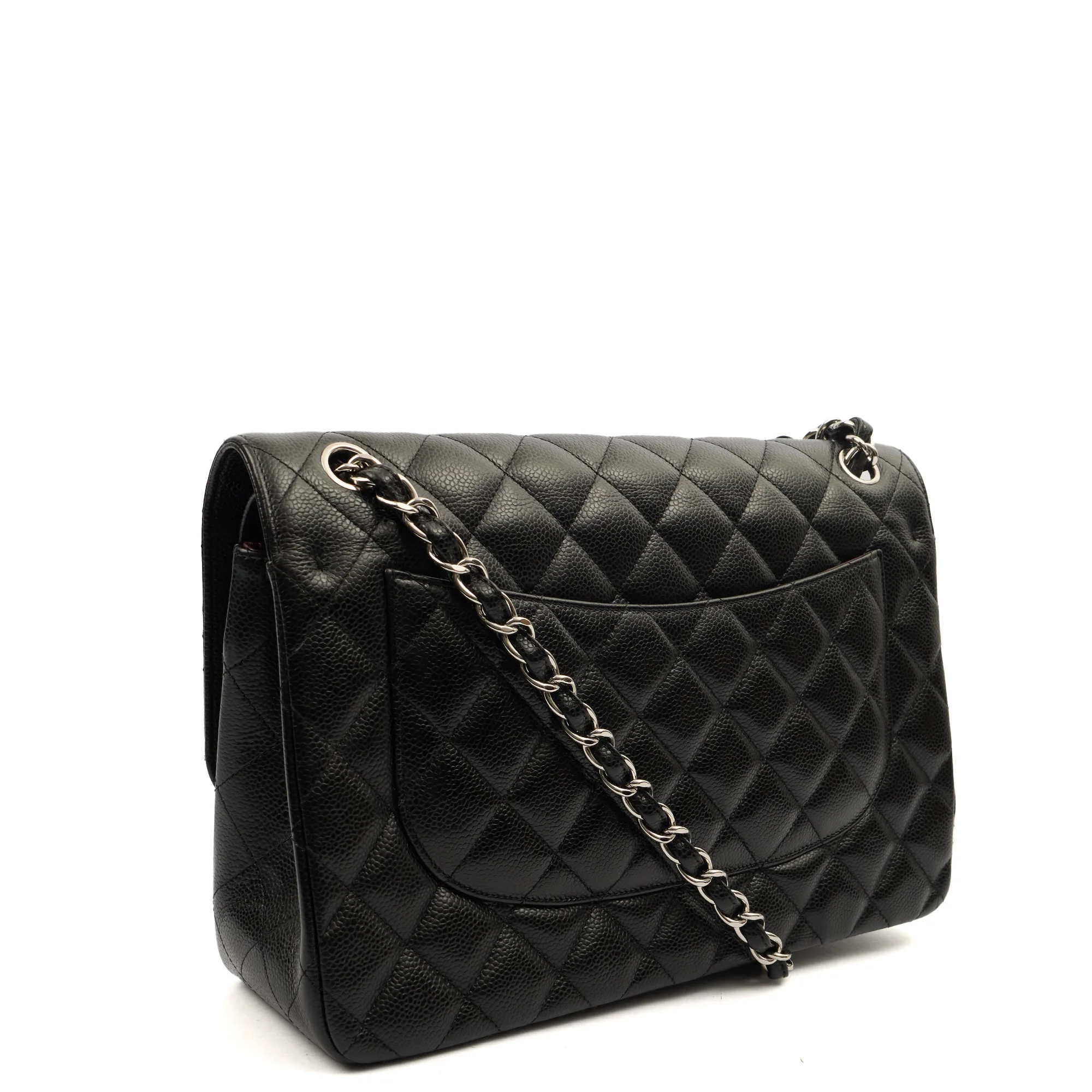 Picture of Chanel Shoulder Bag Classic Double Flap - Large in Black, Caviar Leather