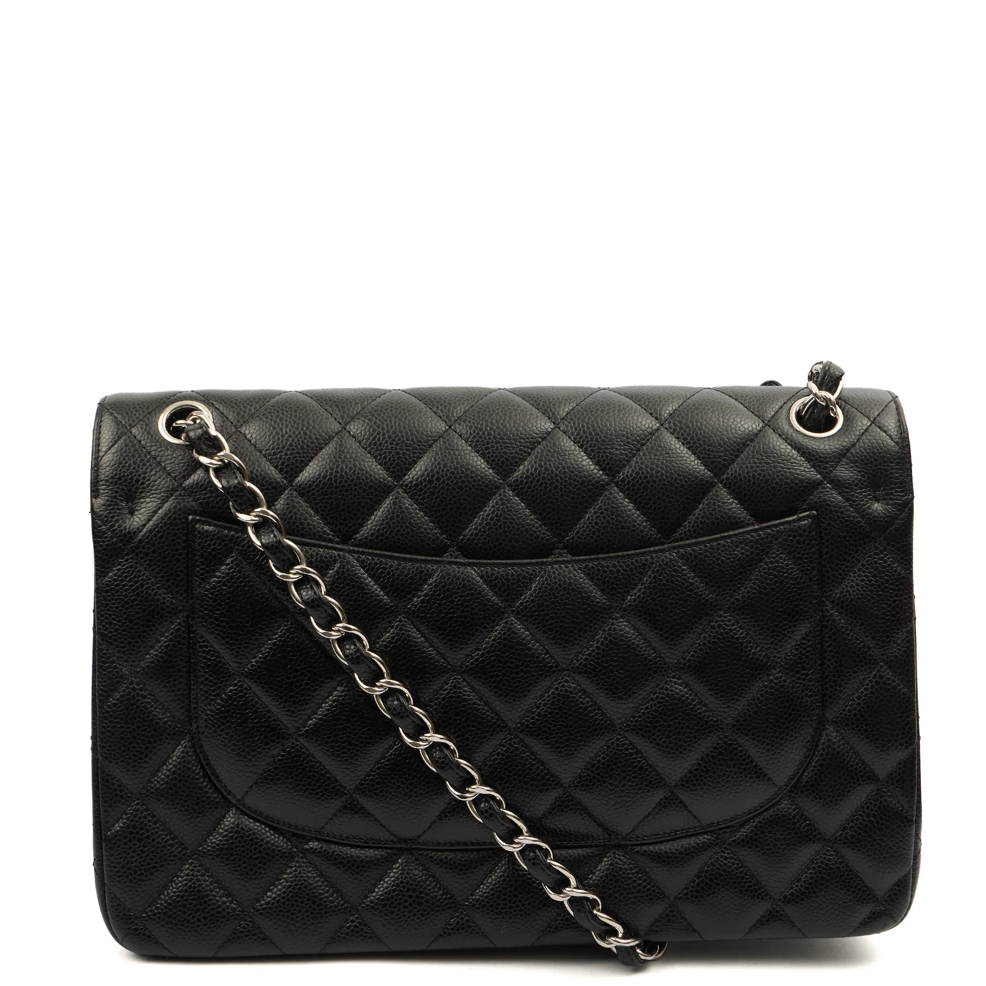 Picture of Chanel Shoulder Bag Classic Double Flap - Large in Black, Caviar Leather