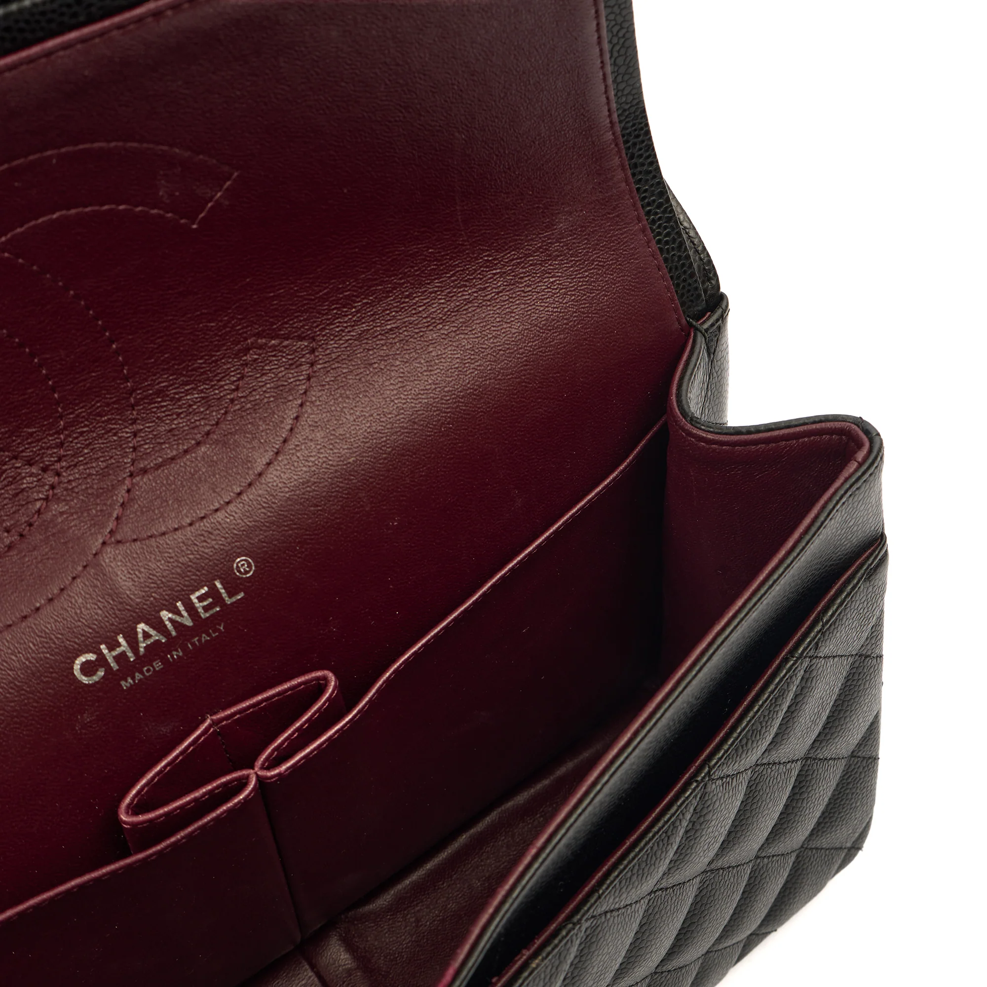 Picture of Chanel Shoulder Bag Classic Double Flap - Large in Black, Caviar Leather