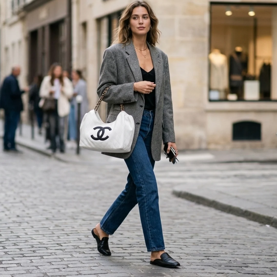 Chanel Shopping Bag in White