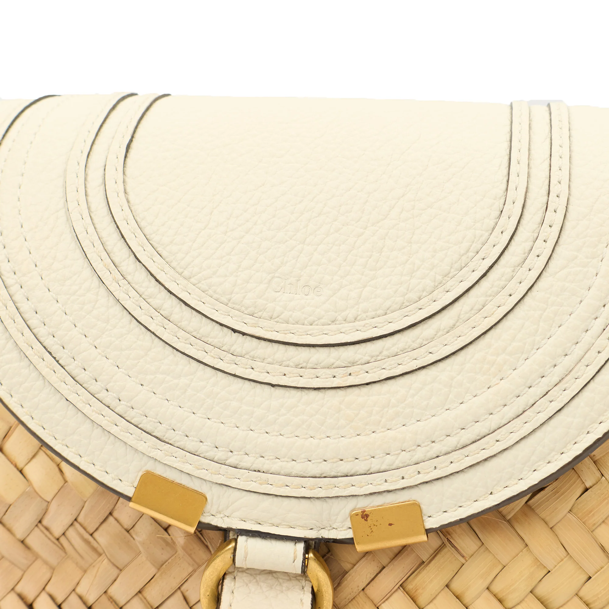 Picture of Chloe Tote Marcie Basket Bag- Mini in Neutral, Other