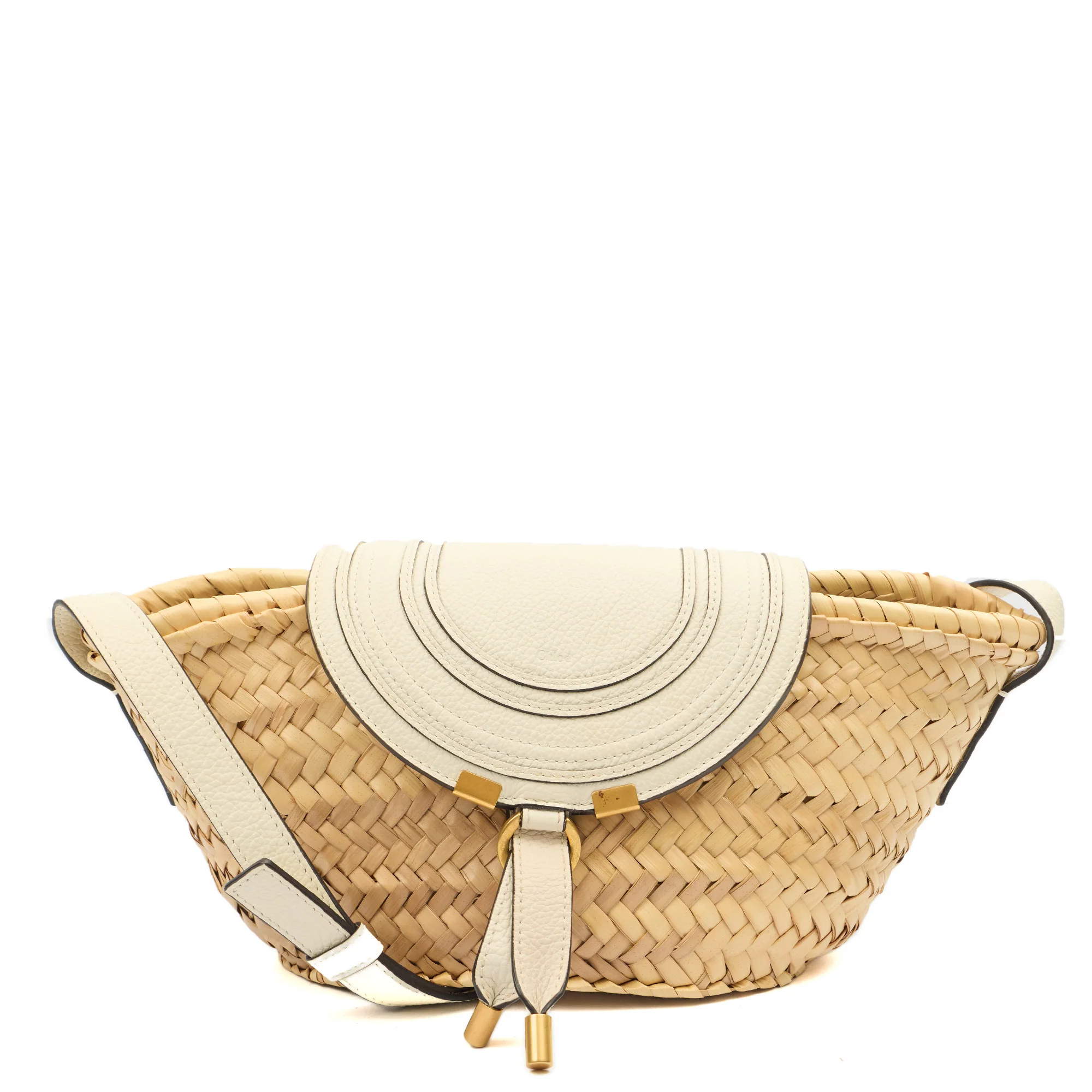 Picture of Chloe Tote Marcie Basket Bag- Mini in Neutral, Other