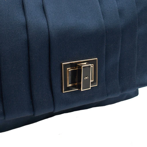 Picture of Anya Hindmarch Shoulder Bag Shoulder Bag in Navy, Fabric