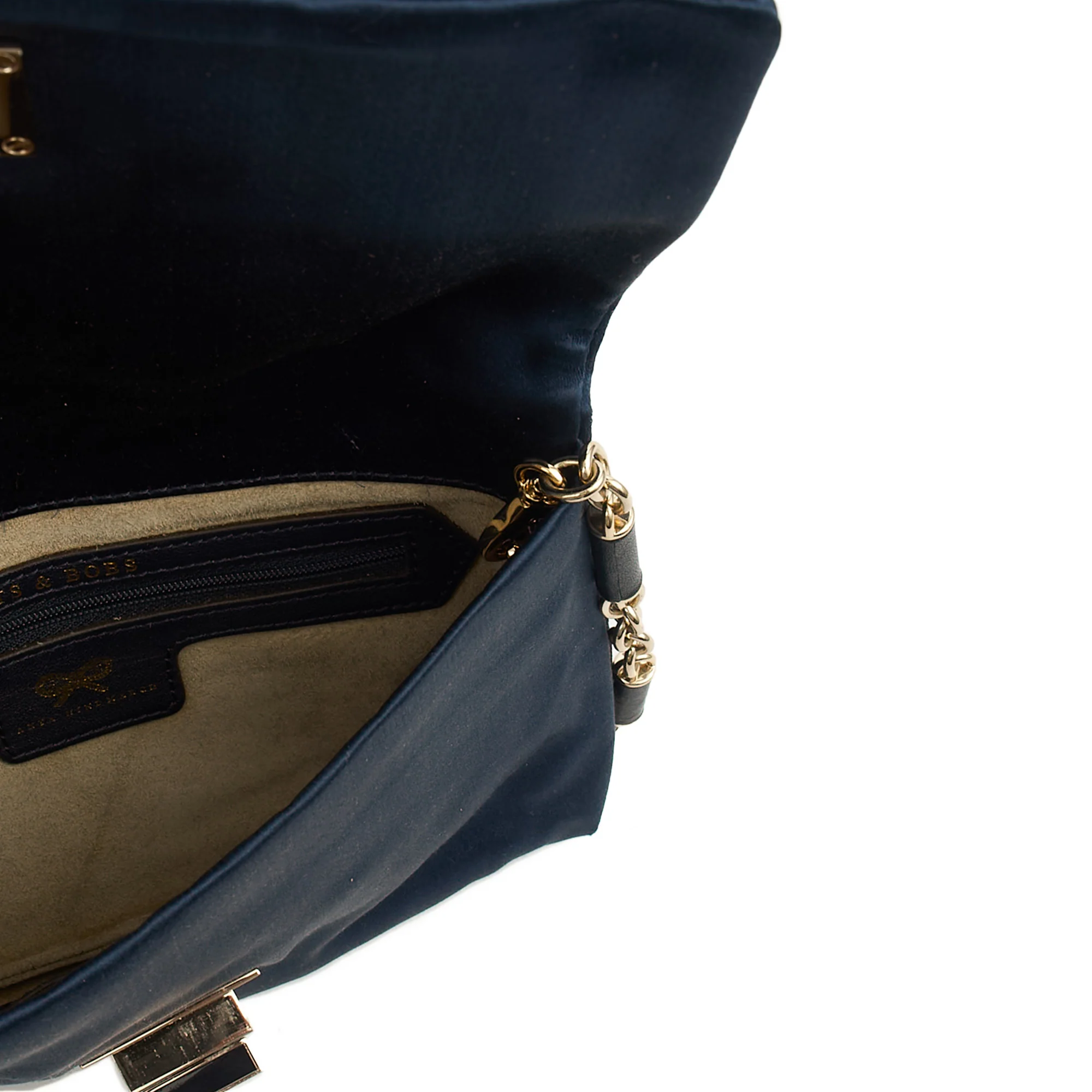 Picture of Anya Hindmarch Shoulder Bag Shoulder Bag in Navy, Fabric