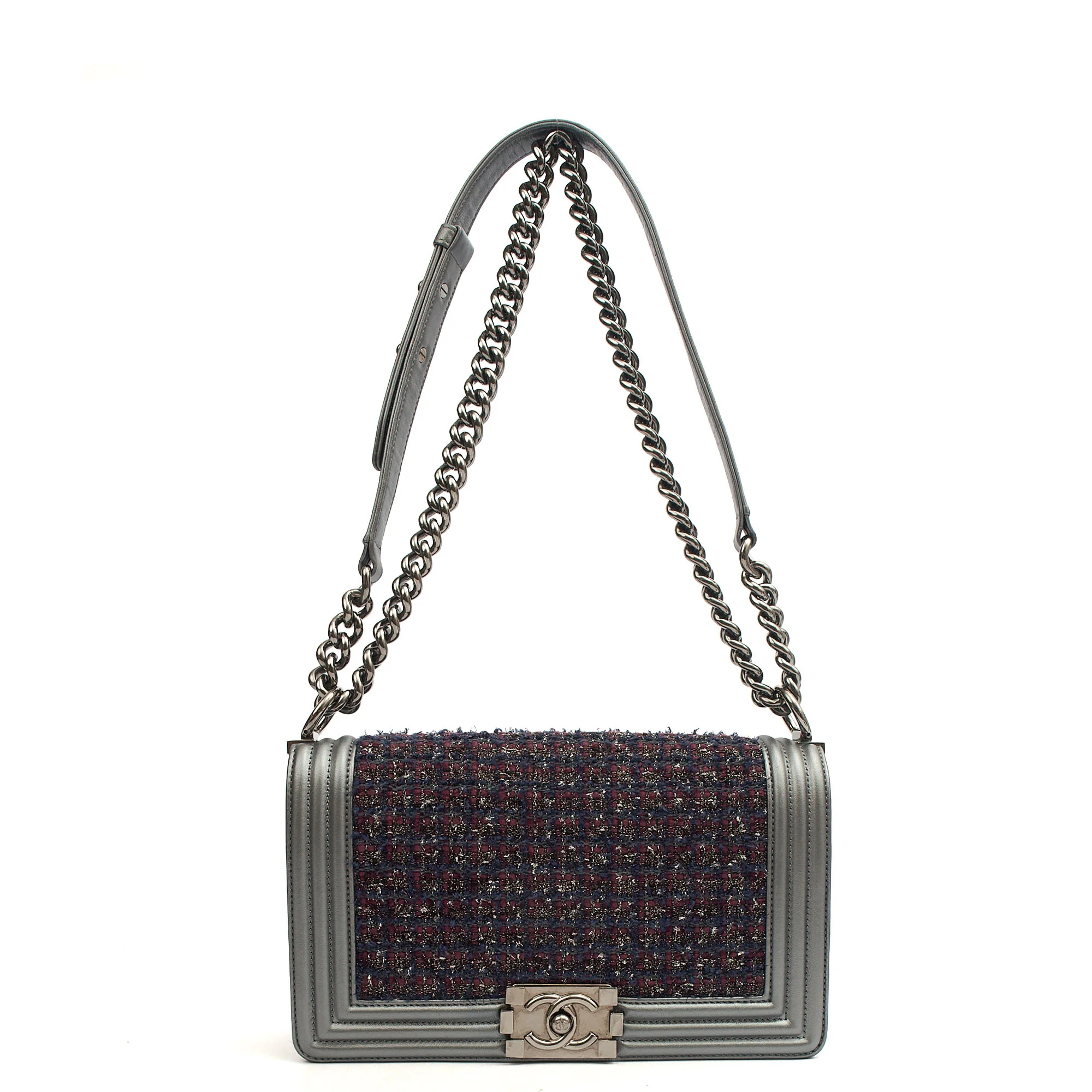 Picture of Chanel Shoulder Bag Boy - Medium in Multi, Fabric
