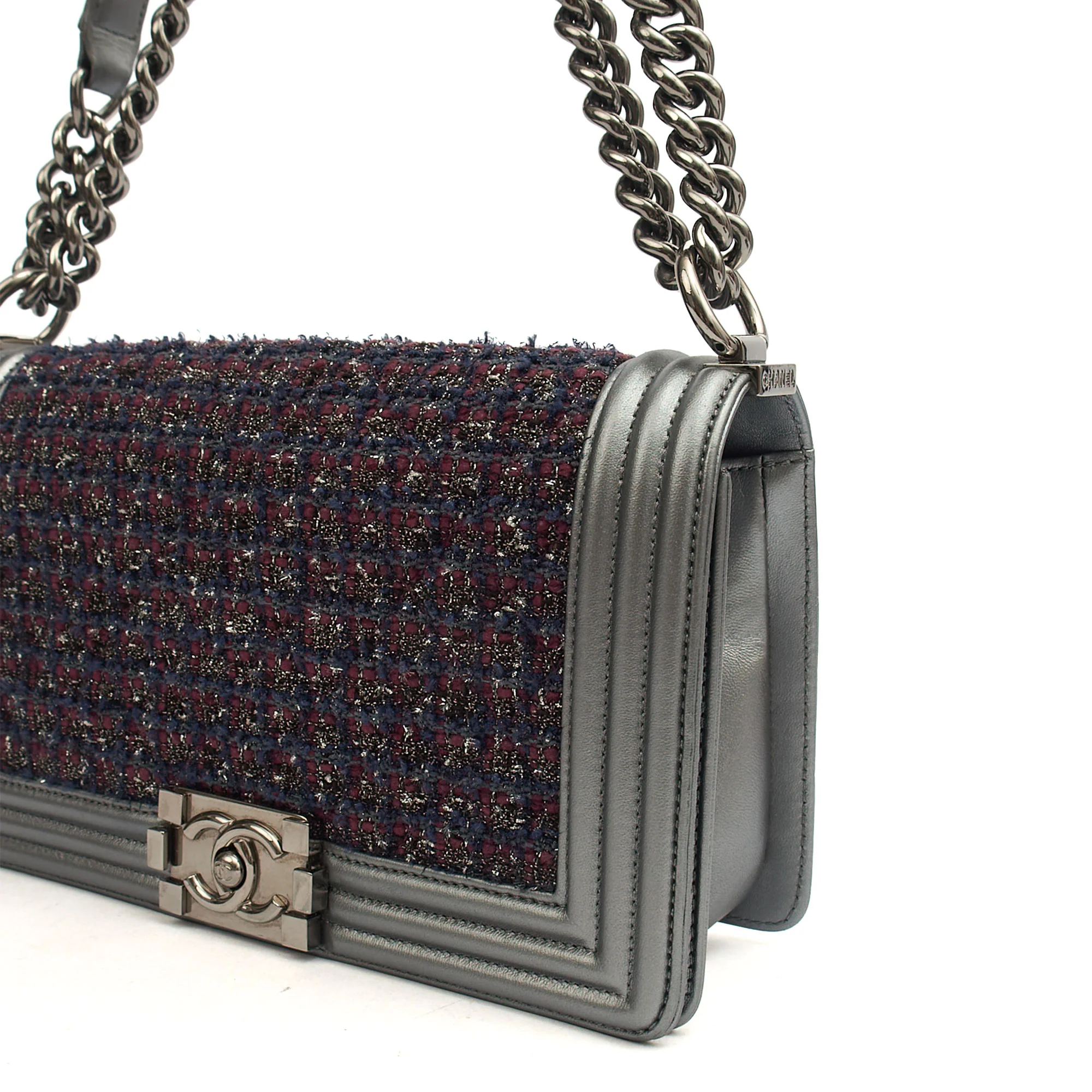Picture of Chanel Shoulder Bag Boy - Medium in Multi, Fabric