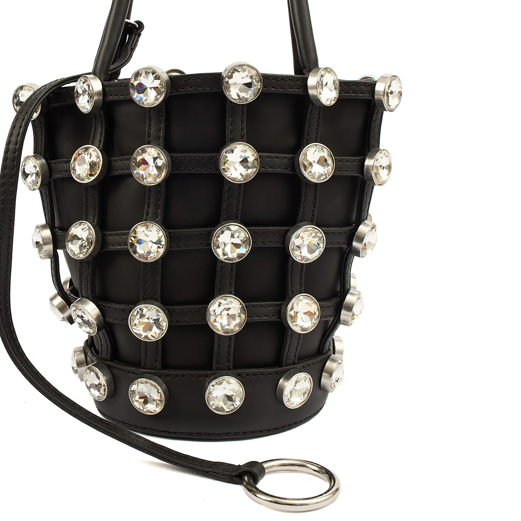 Picture of Alexander Wang Bucket Bag Tote in Black, Leather