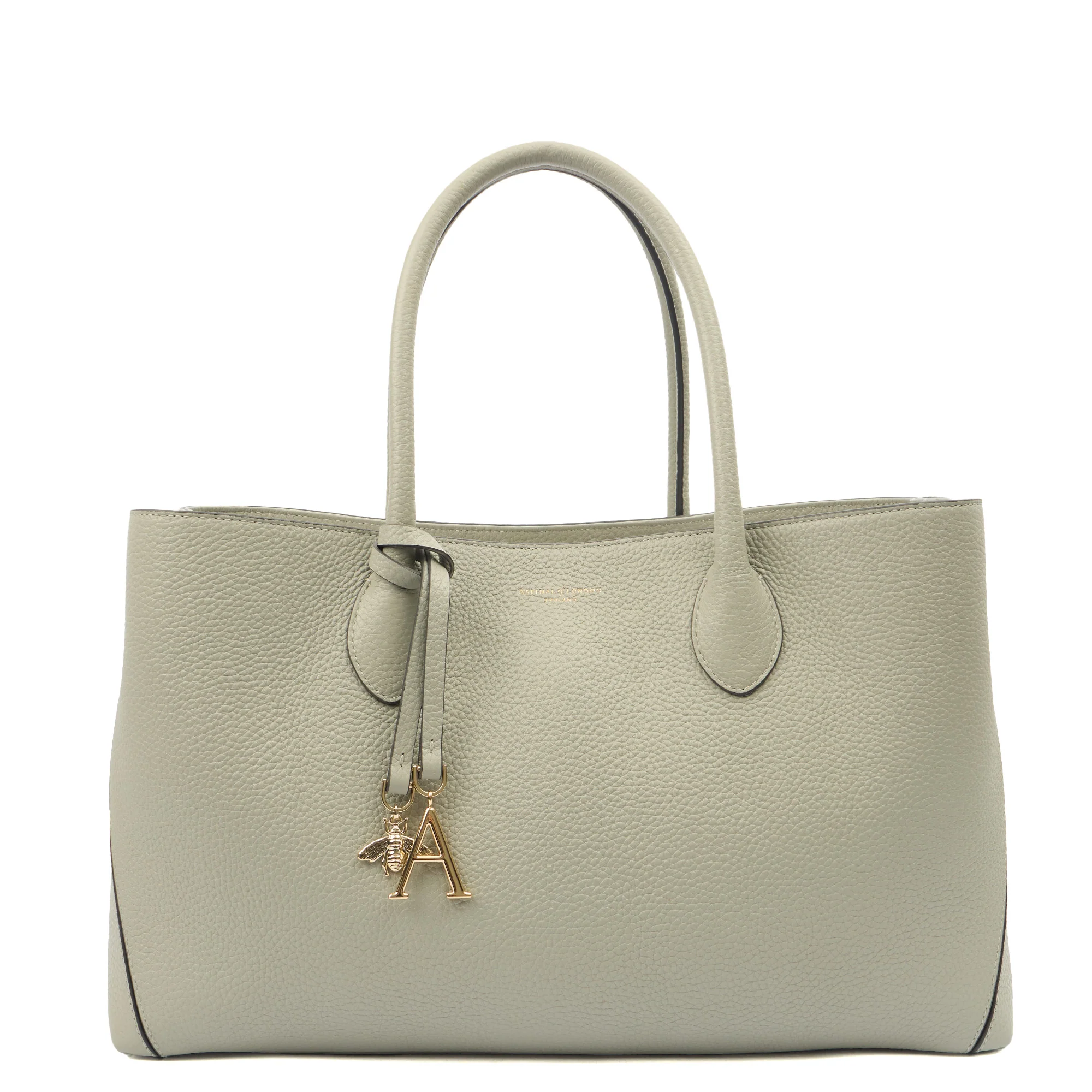 Picture of Aspinal of London Tote London Tote- Large in Blue, Leather