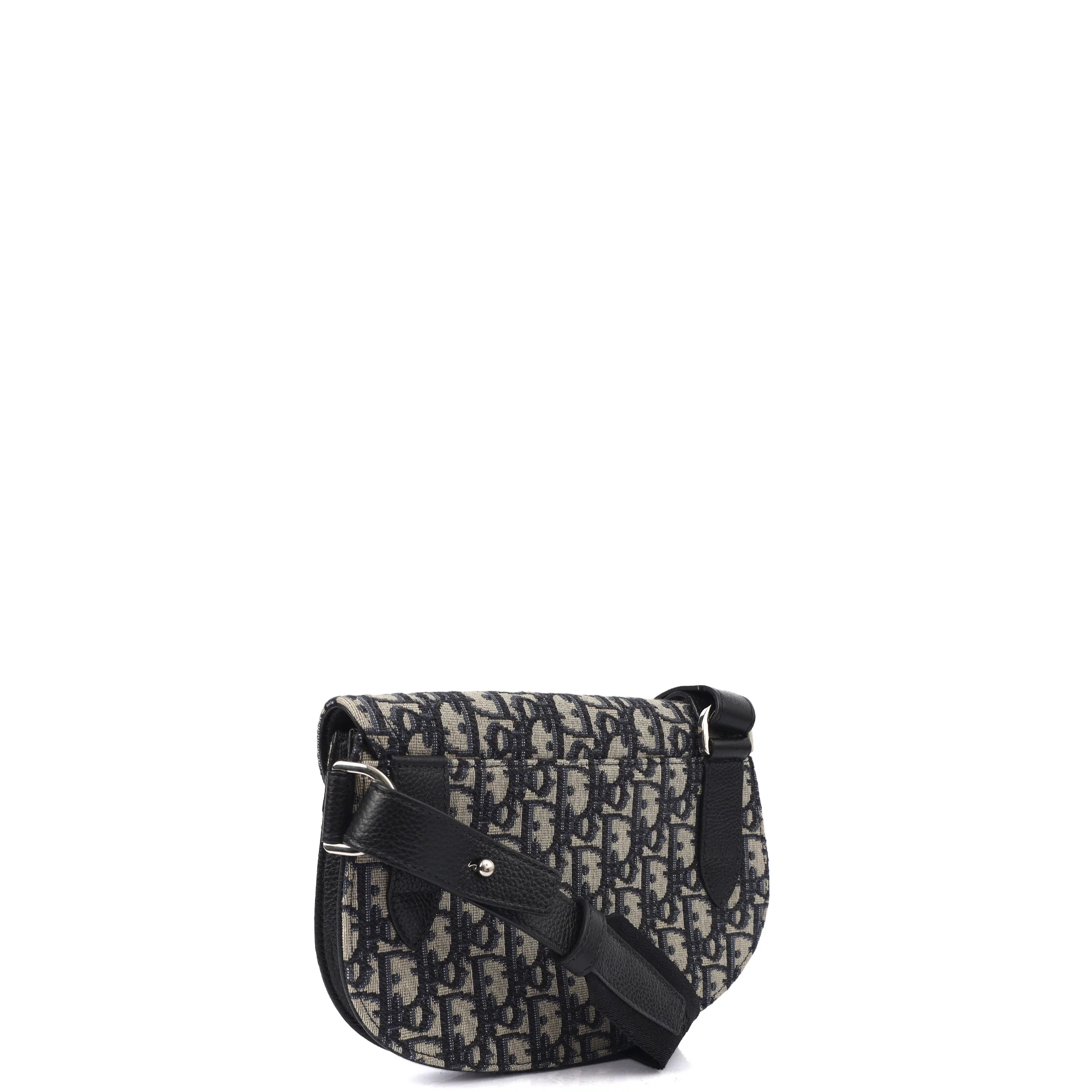 Picture of Christian Dior Cross Body Homme - Saddle Bag in Blue, Fabric