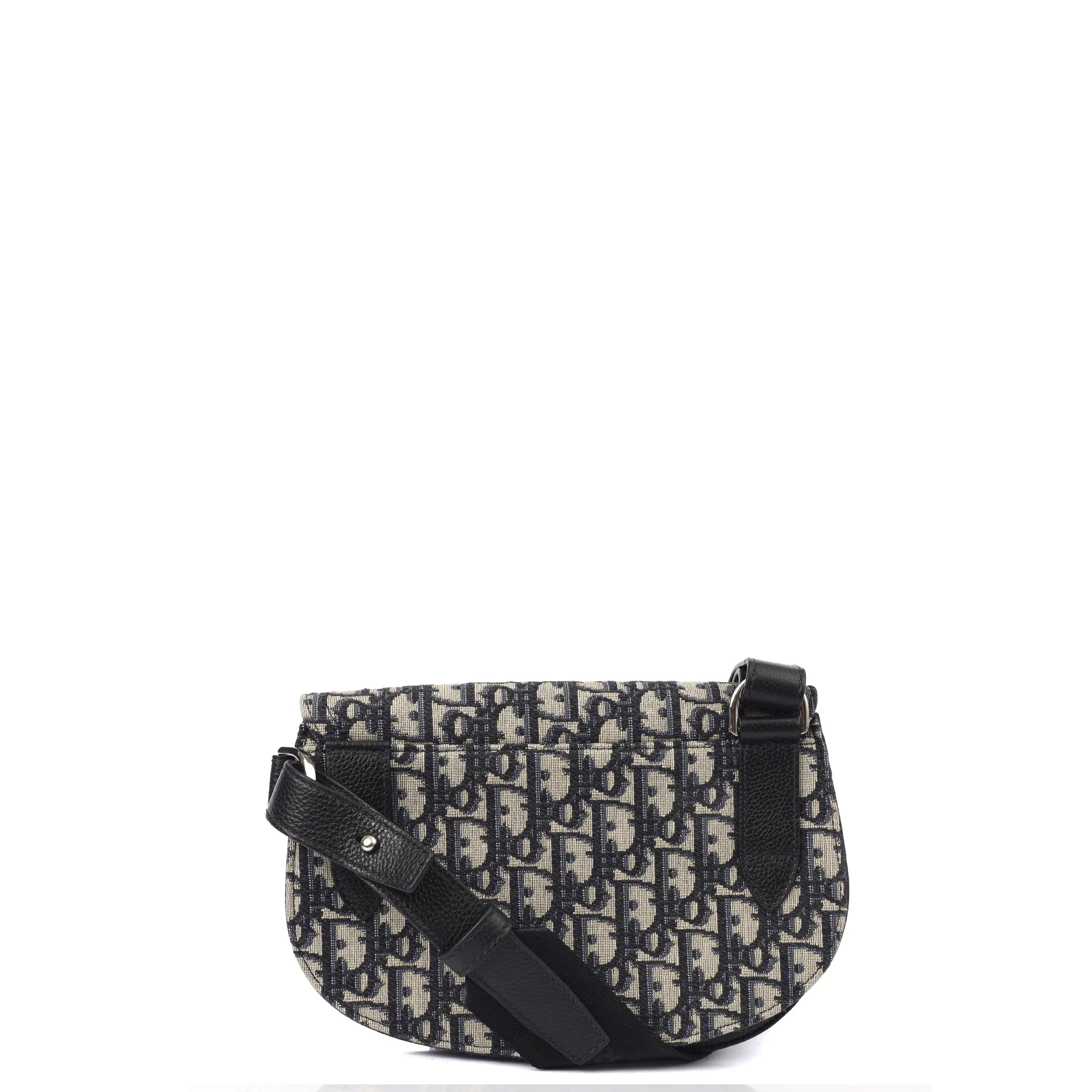 Picture of Christian Dior Cross Body Homme - Saddle Bag in Blue, Fabric