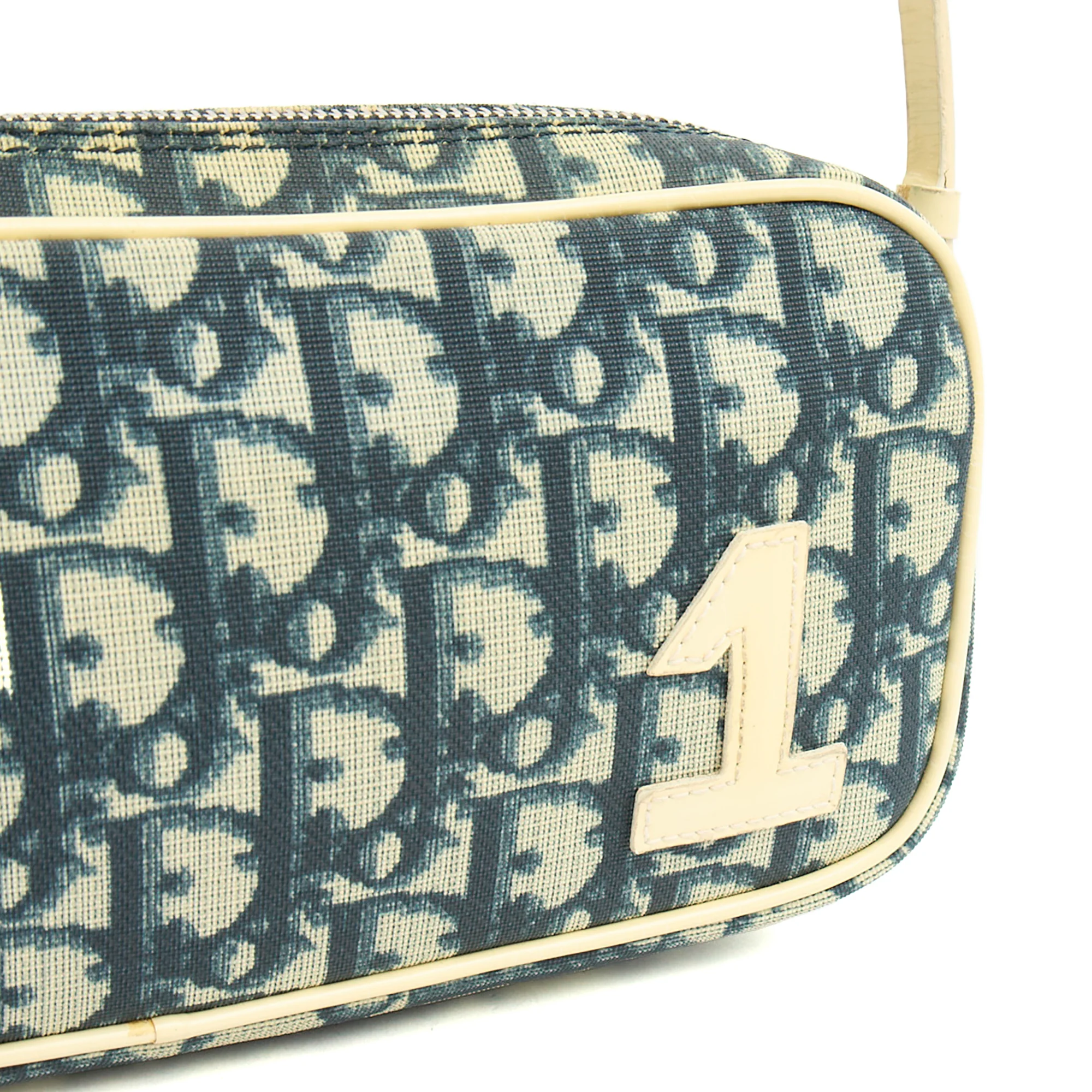 Picture of Christian Dior Shoulder Bag Trotter Pochette in Blue, Canvas