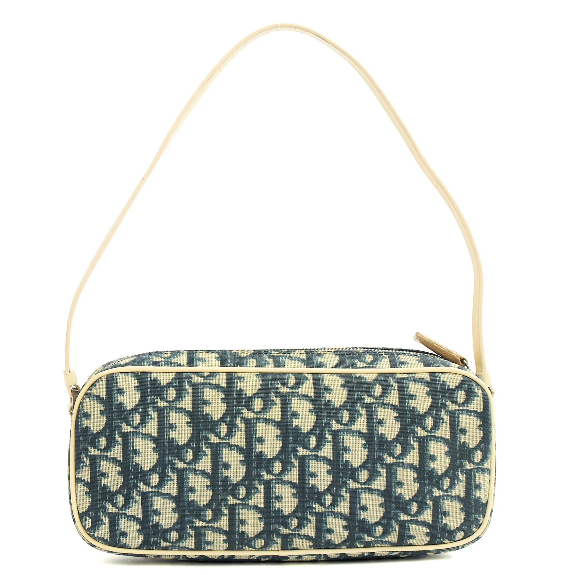 Picture of Christian Dior Shoulder Bag Trotter Pochette in Blue, Canvas