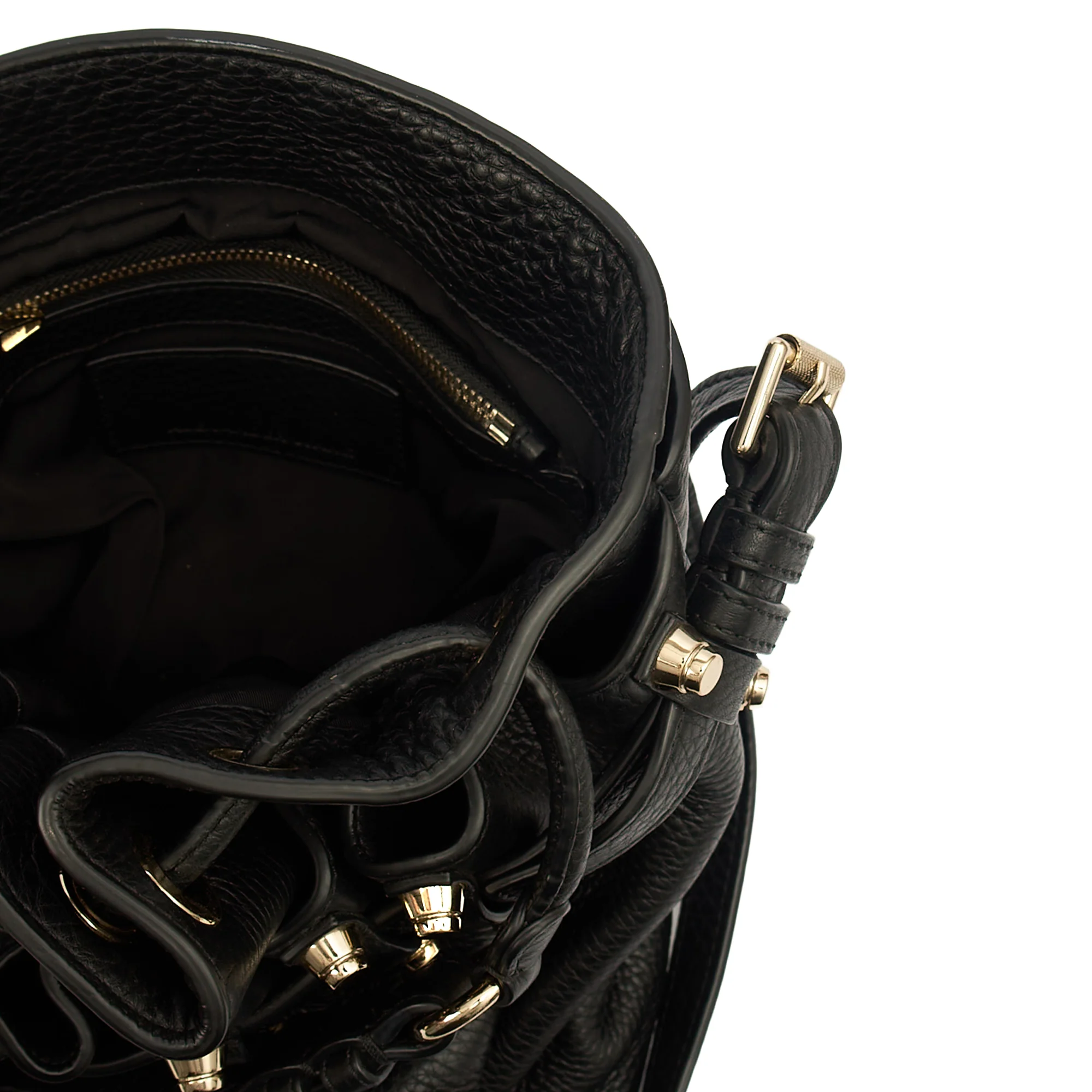 Picture of Alexander Wang Bucket Bag Diego Bucket Bag in Black, Leather