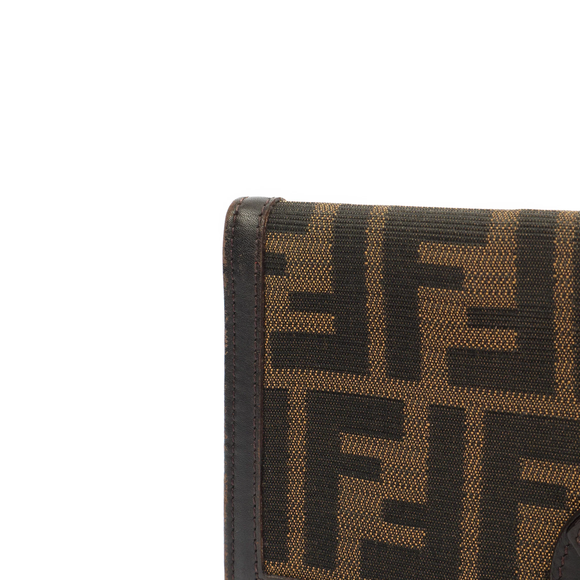 Picture of Fendi Purse Continental Wallet in Zucca FF, Canvas