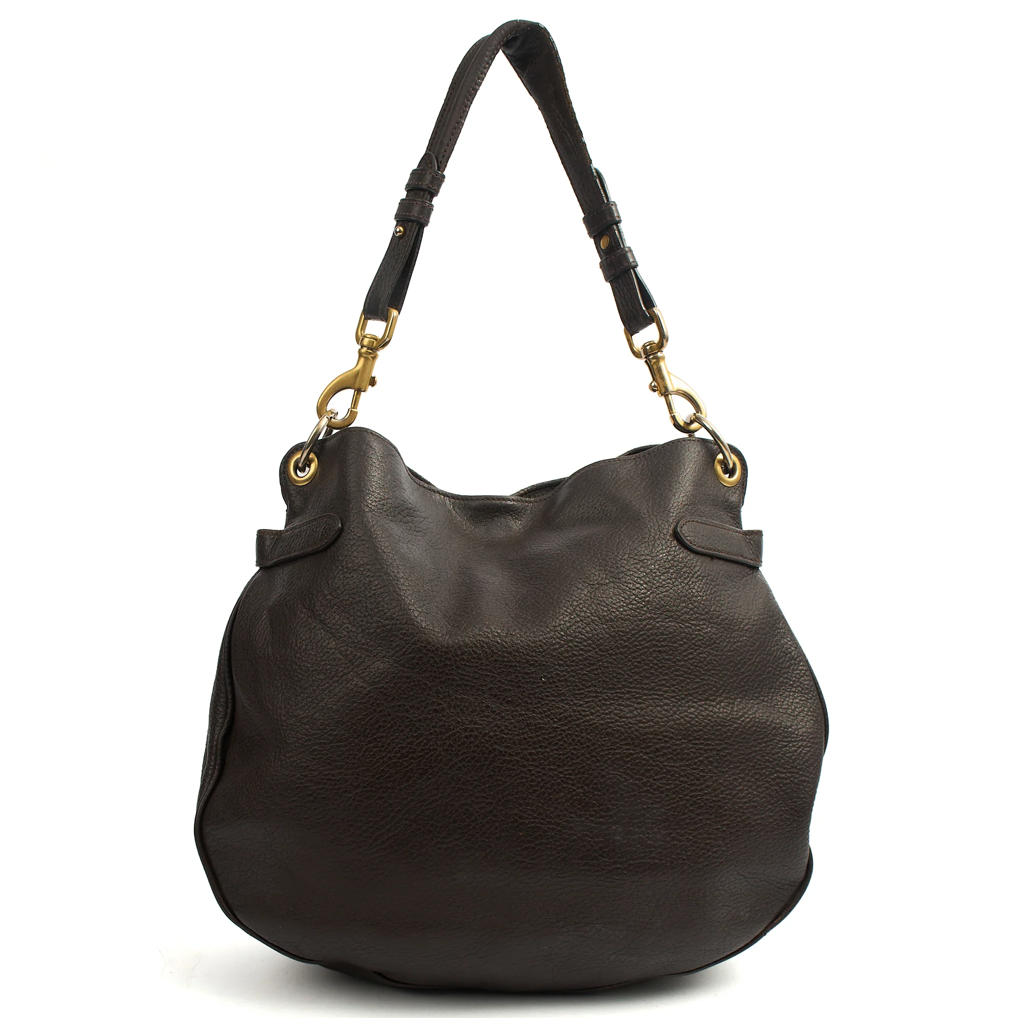 Picture of Mulberry Tote Daria Hobo in Amber, Calfskin Leather
