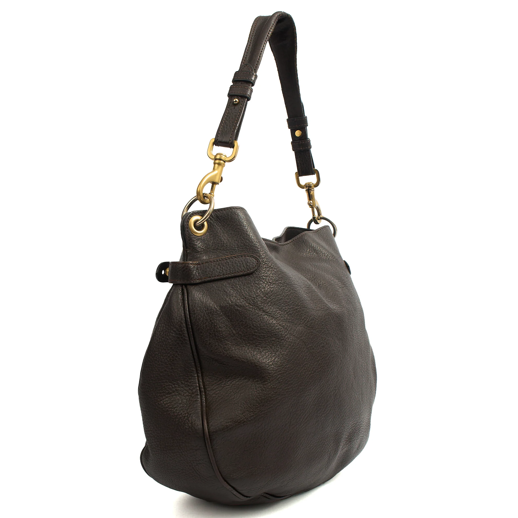 Picture of Mulberry Tote Daria Hobo in Amber, Calfskin Leather