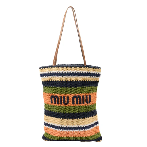 Picture of Miu Miu Tote Tote in Multi, Fabric