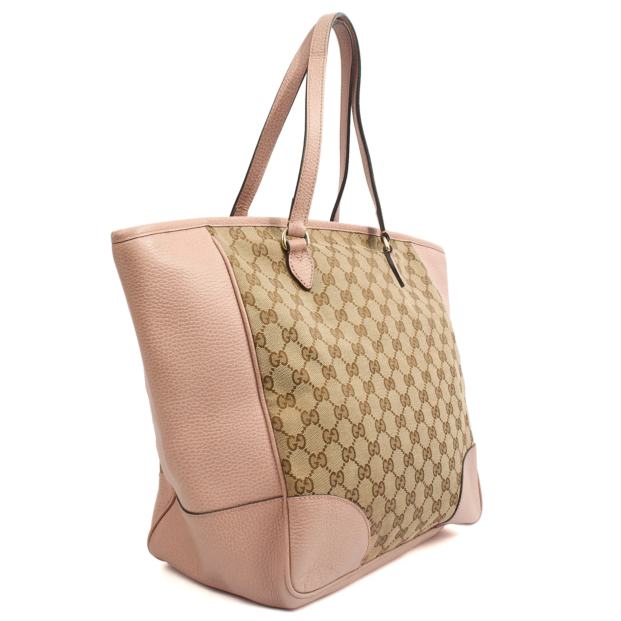 Picture of Gucci Tote Abbey Tote in Pink, GG Supreme Canvas