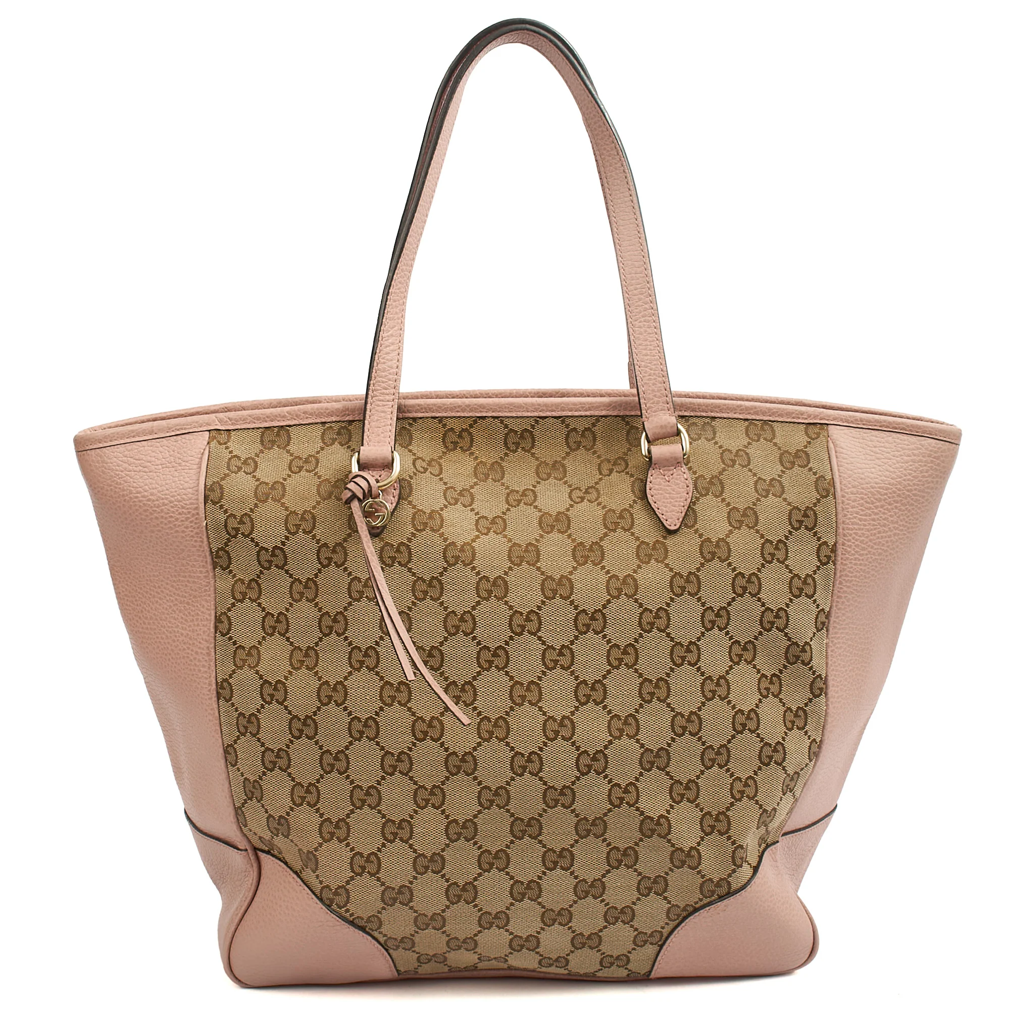 Picture of Gucci Tote Abbey Tote in Pink, GG Supreme Canvas