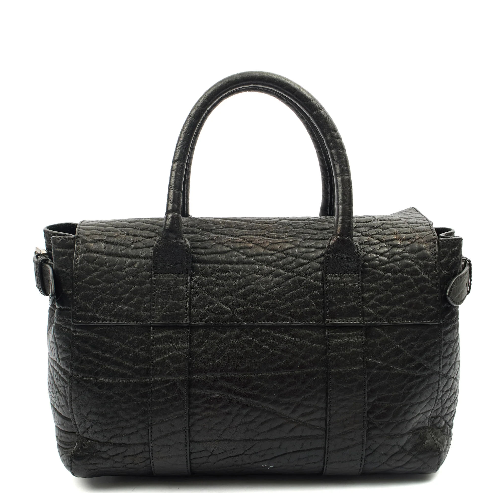 Picture of Mulberry Tote Bayswater Heritage in Black, Calfskin Leather