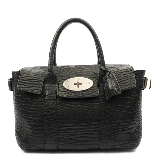 Picture of Mulberry Tote Bayswater Heritage in Black, Calfskin Leather