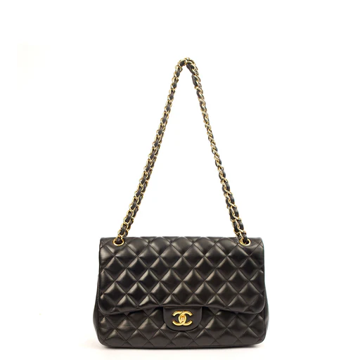 Picture of Chanel Shoulder Bag Classic Double Flap - Large in Black, Lambskin Leather