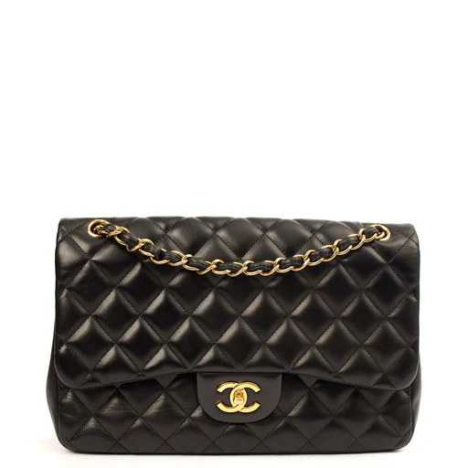 Picture of Chanel Shoulder Bag Classic Double Flap - Large in Black, Lambskin Leather