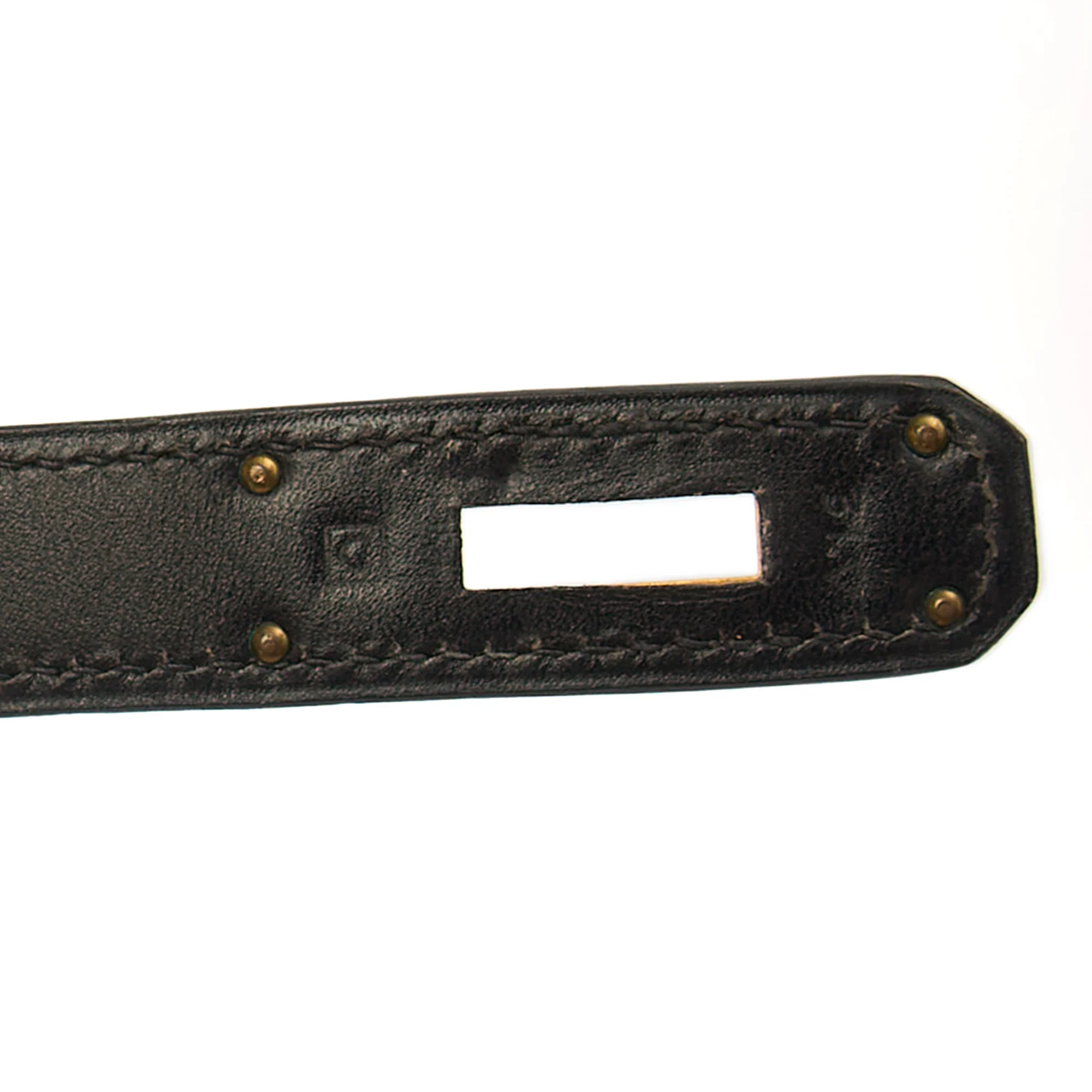 Picture of Hermes Top Handle Kelly 32 in Black, Box Calf Leather