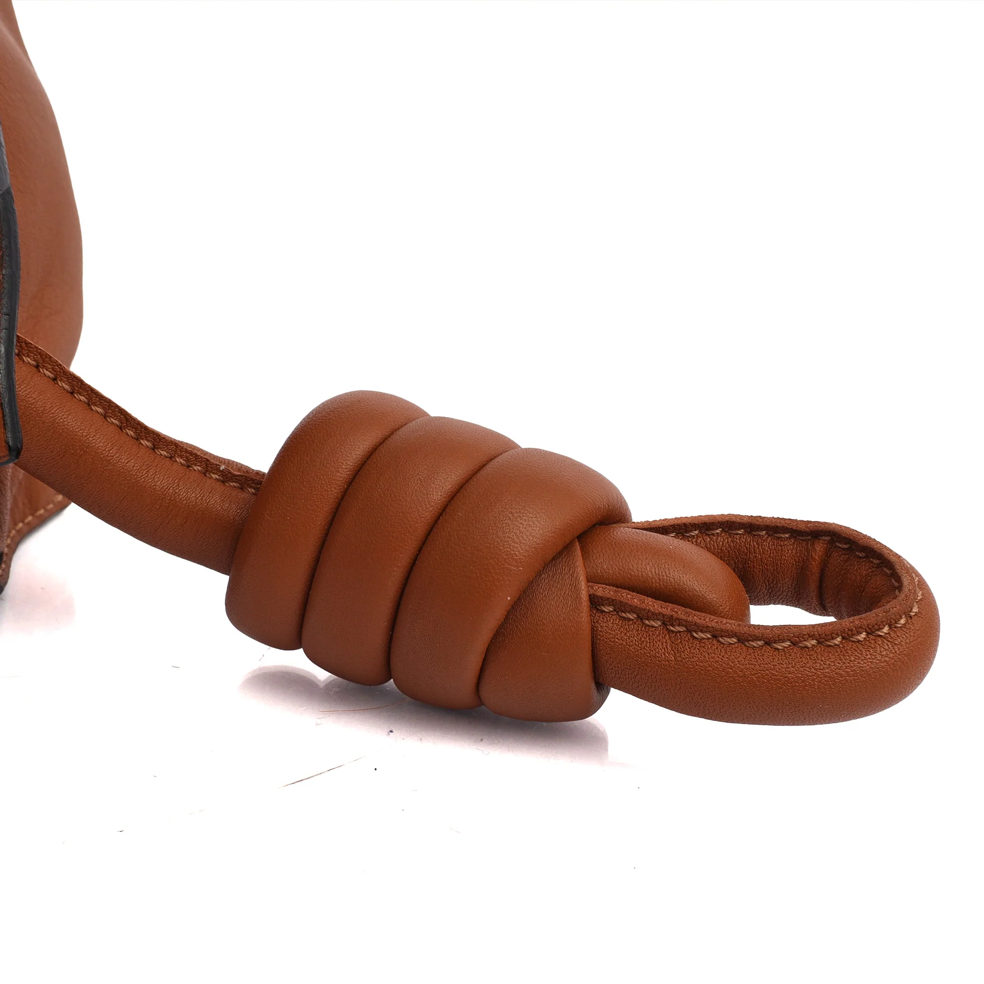 Picture of Loewe Backpack Yago Backpack in Brown, Leather