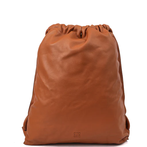 Picture of Loewe Backpack Yago Backpack in Brown, Leather