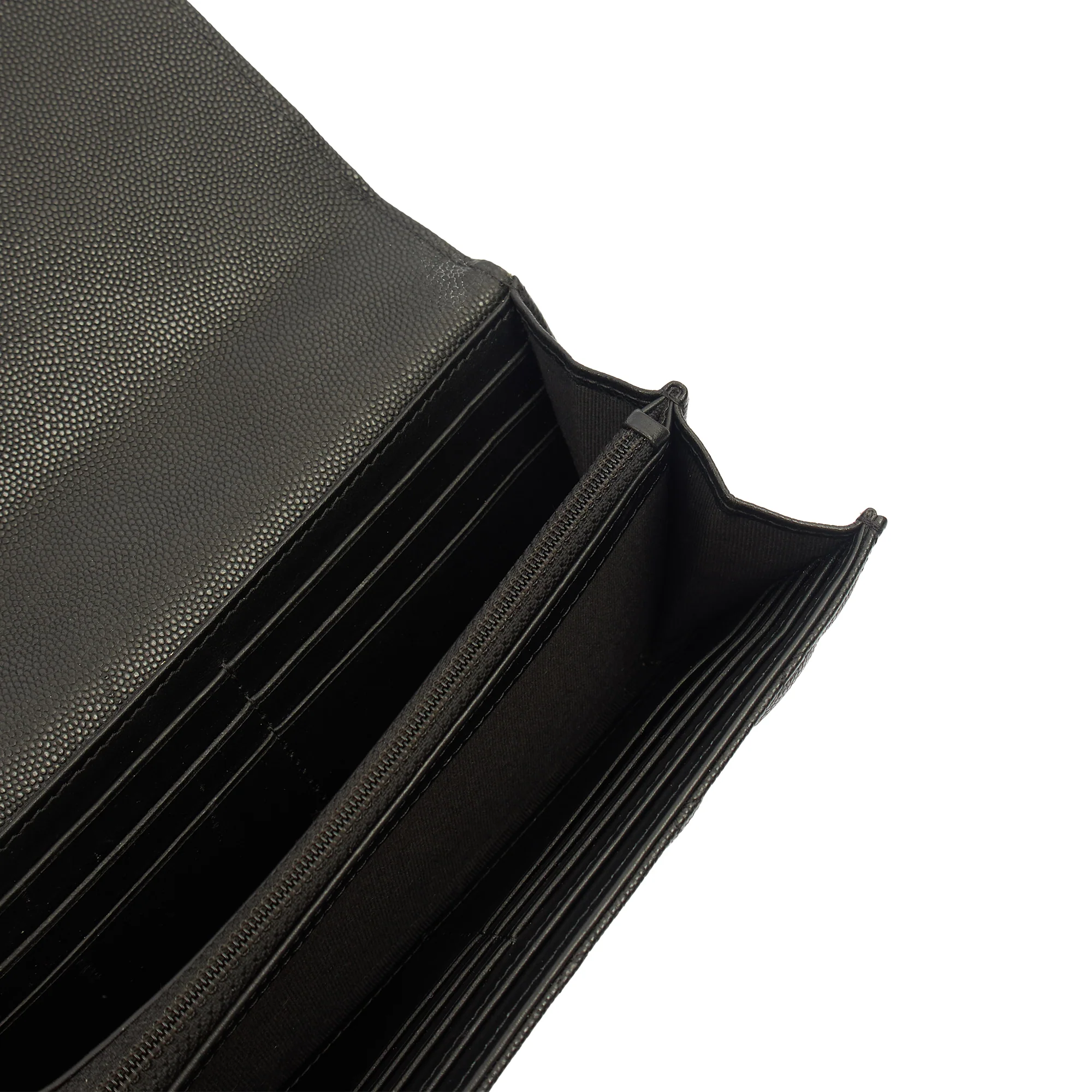 Picture of Chanel Cross Body Wallet on Chain in Black, Caviar Leather