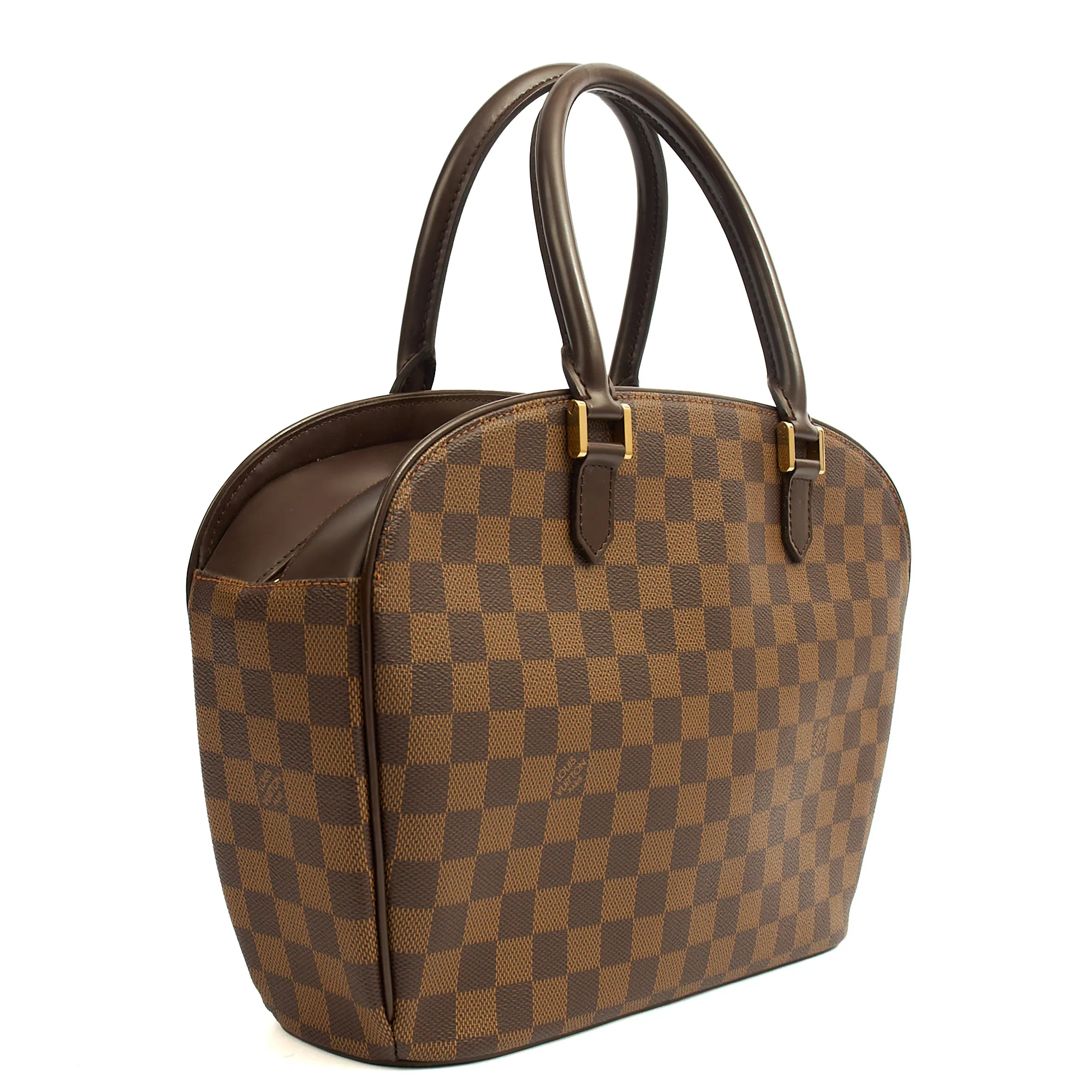 Picture of Louis Vuitton Top Handle Saria in Damier Ebene, Canvas