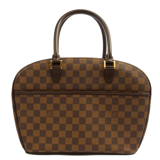 Picture of Louis Vuitton Top Handle Saria in Damier Ebene, Canvas