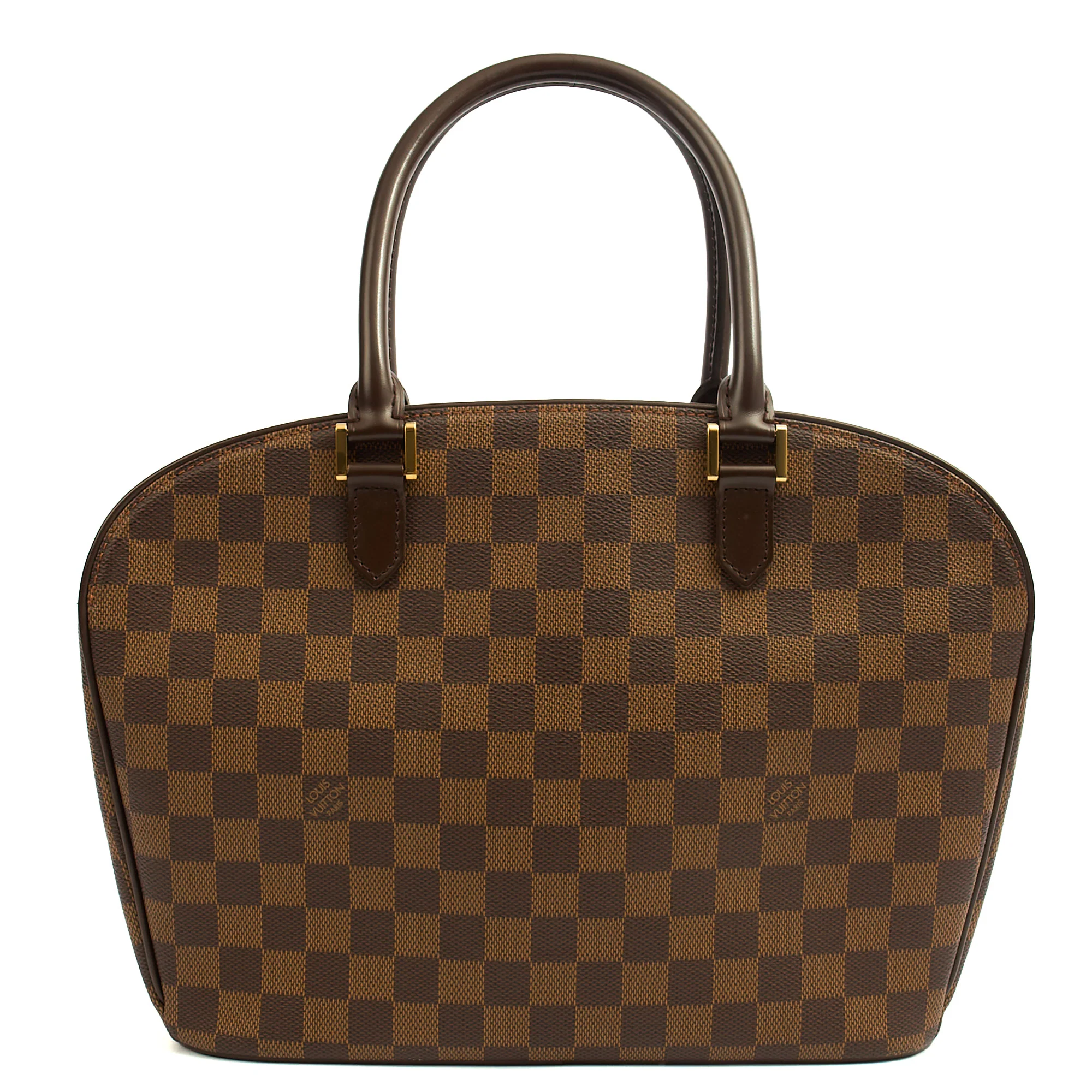 Picture of Louis Vuitton Top Handle Saria in Damier Ebene, Canvas