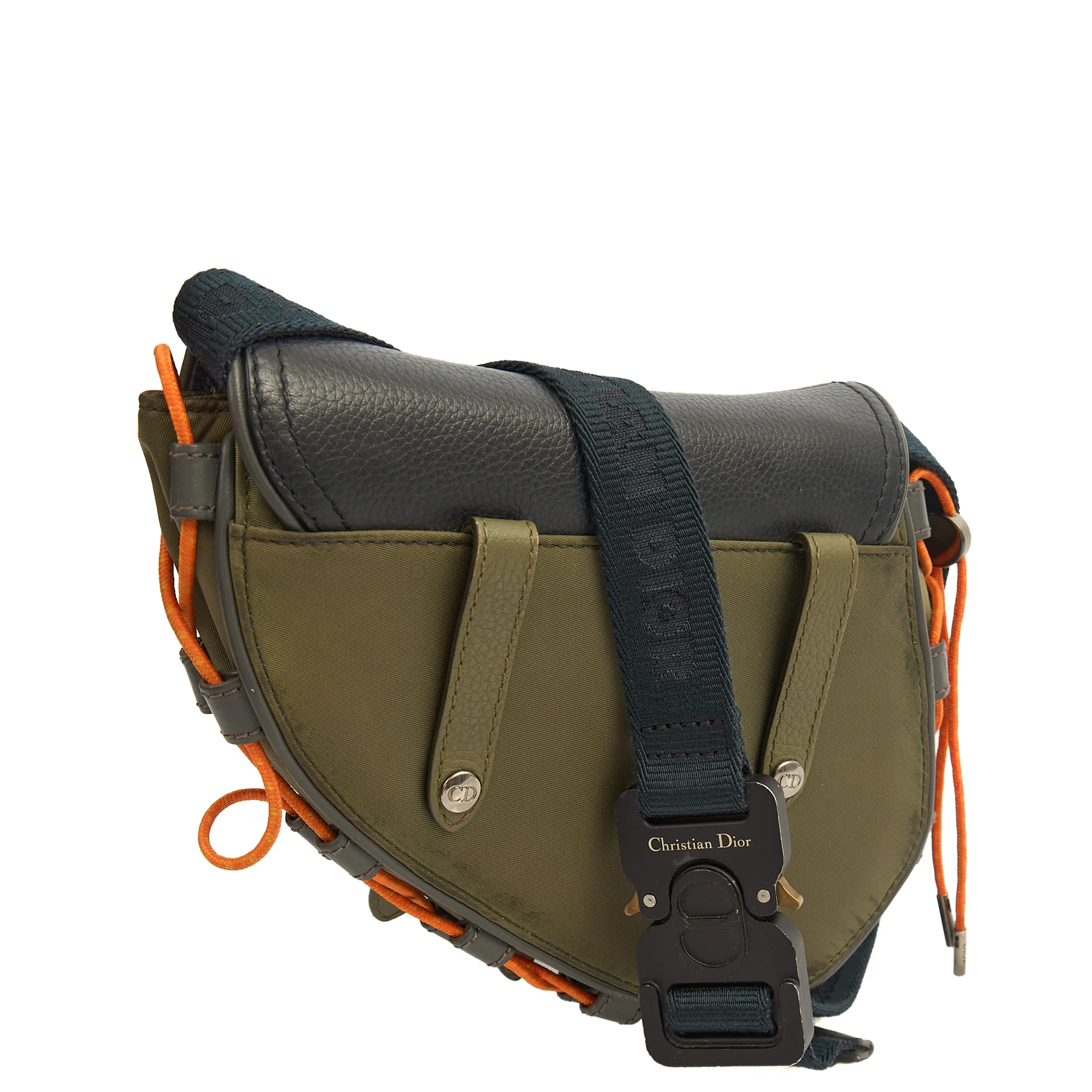 Picture of Christian Dior Mini Bag Mini Saddle in Green, Fabric