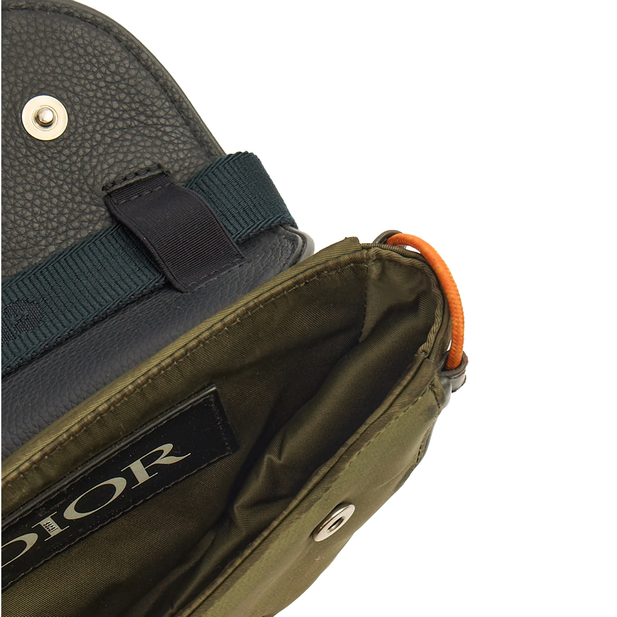 Picture of Christian Dior Mini Bag Mini Saddle in Green, Fabric