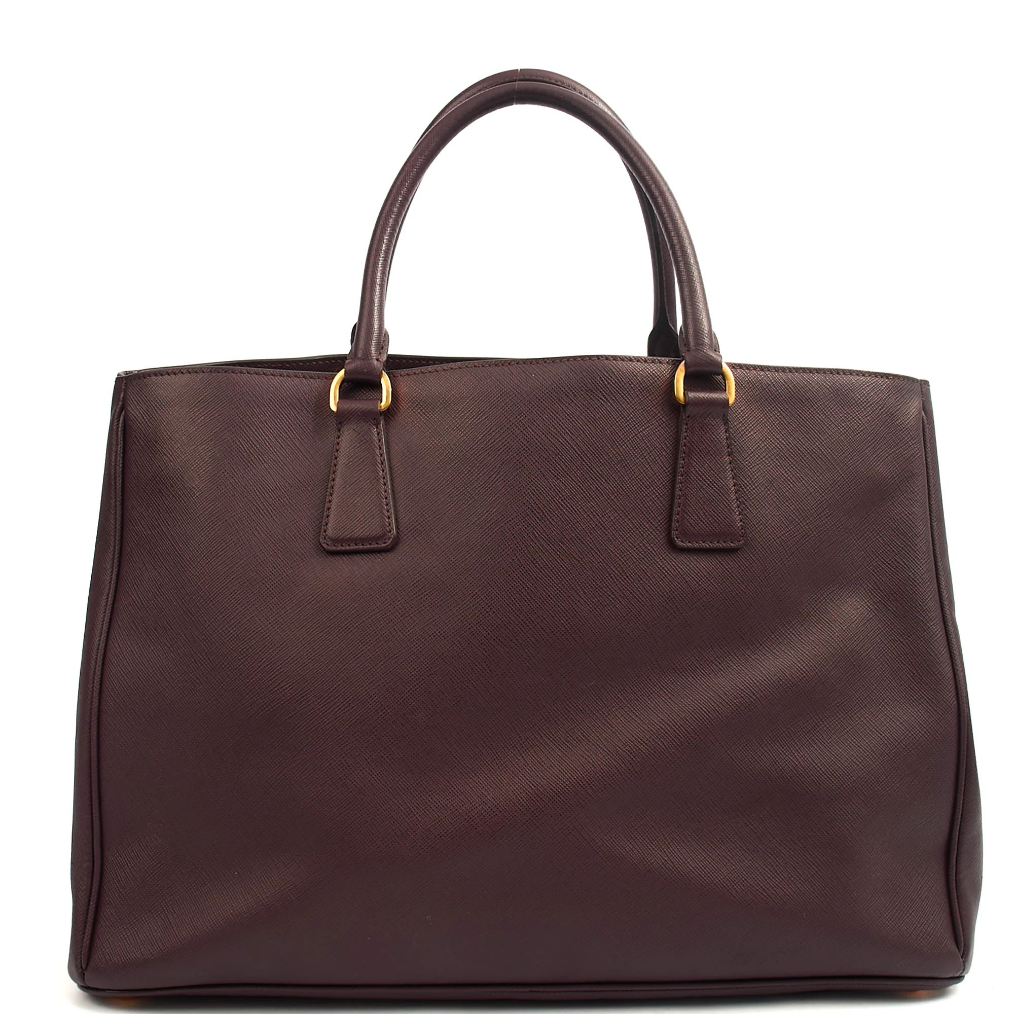 Picture of Prada Tote Galleria - Medium Double Zip Tote in Cognac, Saffiano Leather