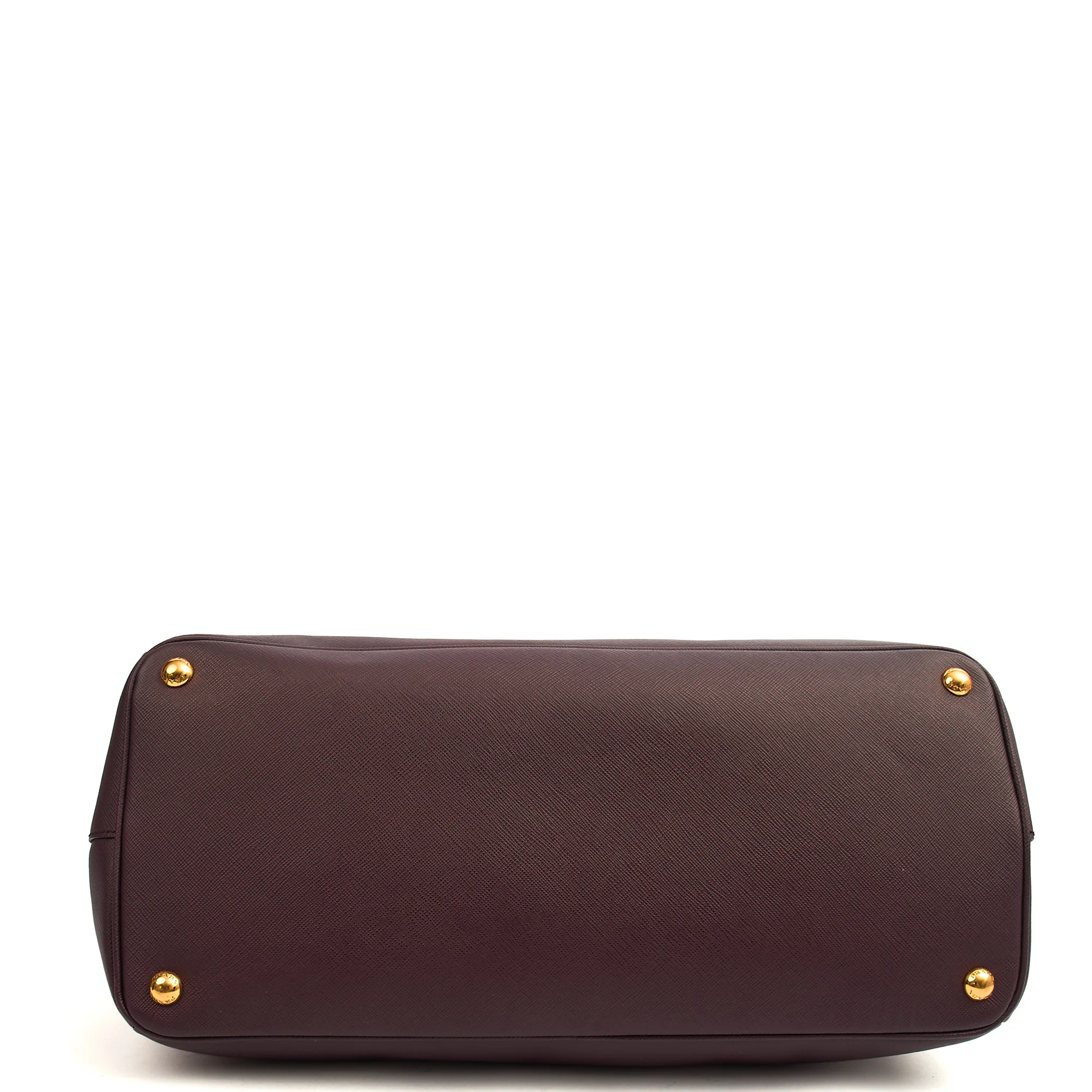 Picture of Prada Tote Galleria - Medium Double Zip Tote in Cognac, Saffiano Leather