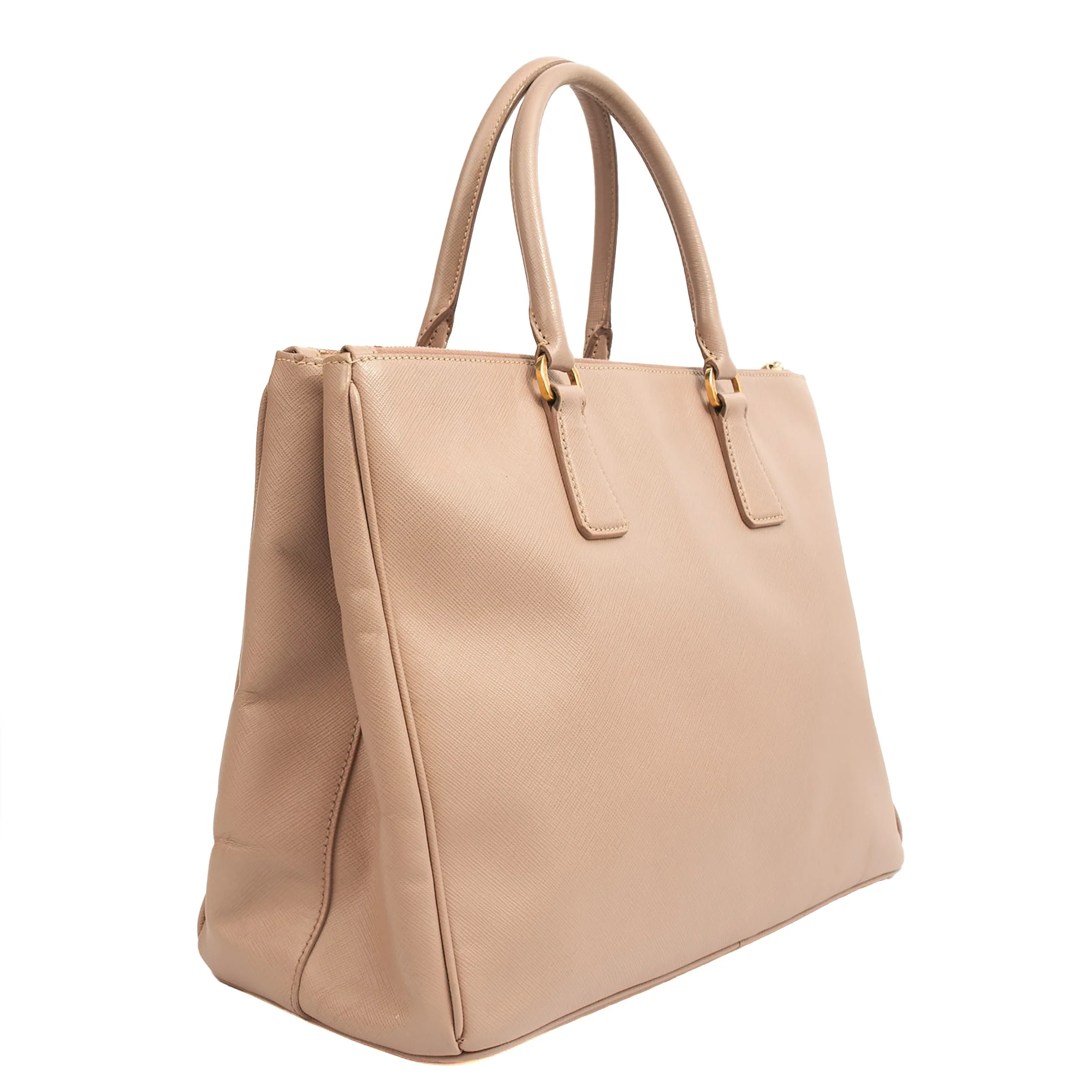 Picture of Prada Tote Galleria - Medium Double Zip Tote in Pink, Saffiano Leather