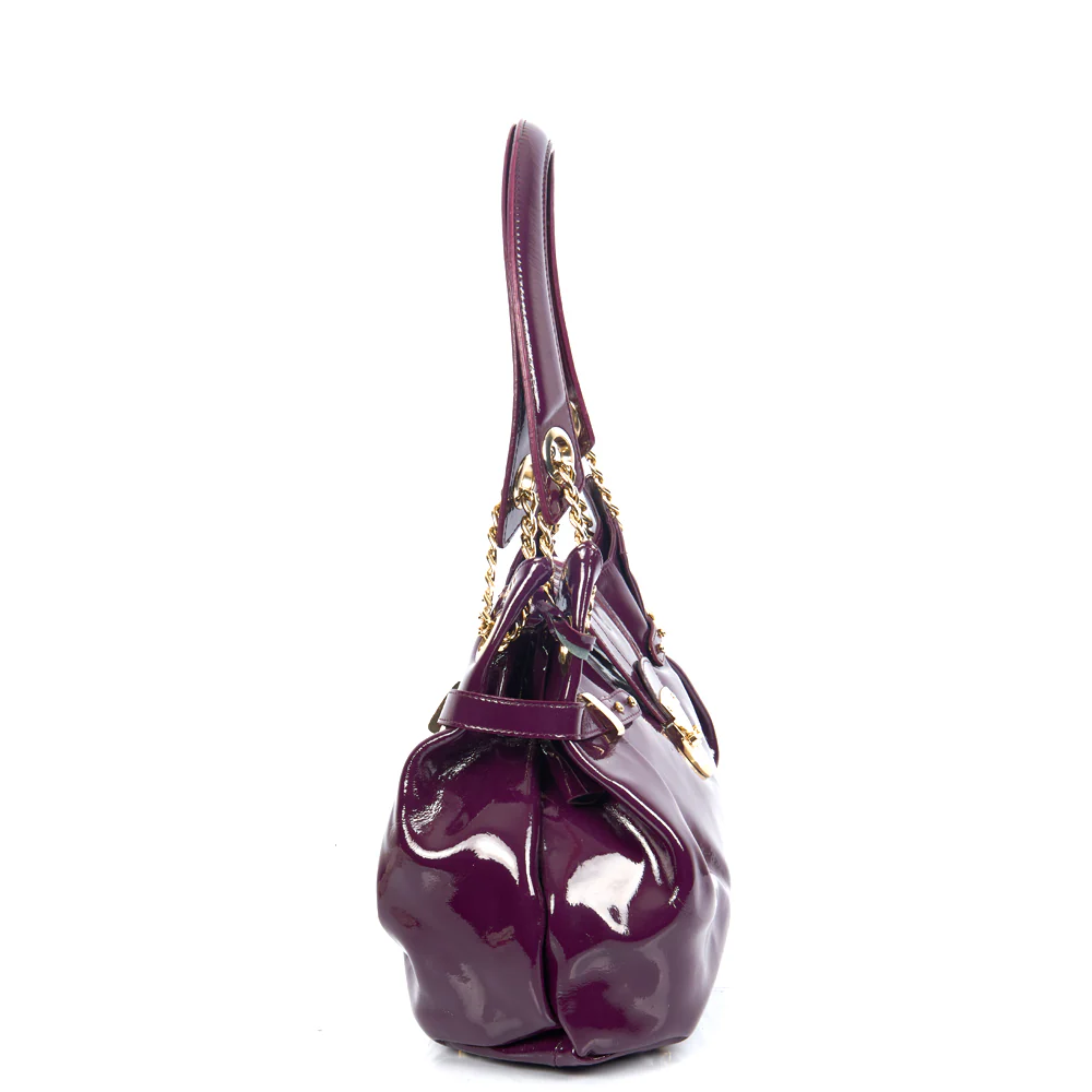 Picture of Aspinal of London Tote Barbarella in Purple, Leather